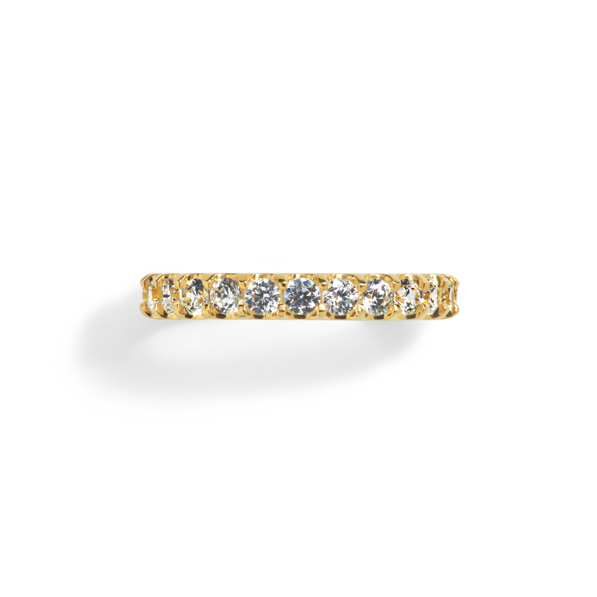 1 Carat Diamond Anniversary Band - Yellow Gold - Image 3