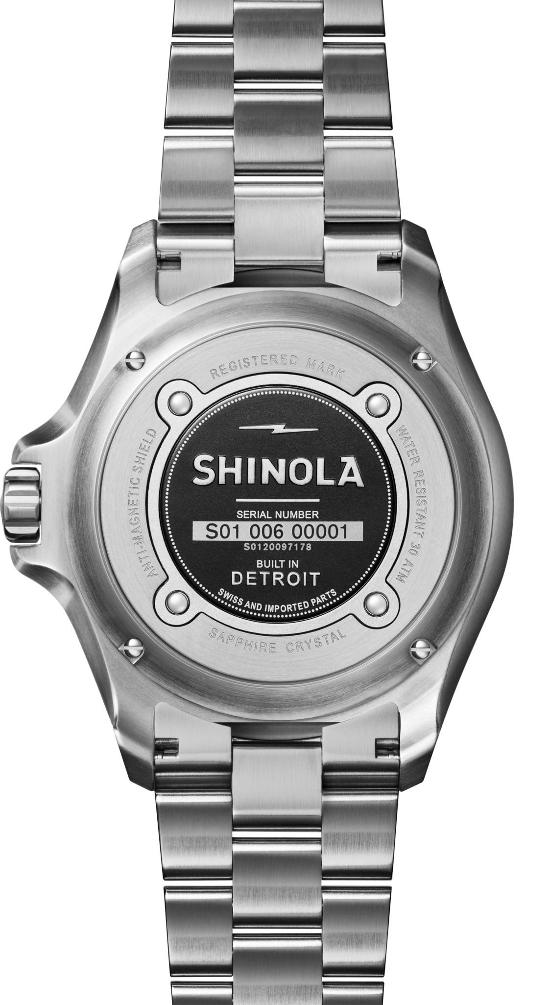 Lake Superior Monster Automatic Watch - Glossy Black - Image 4