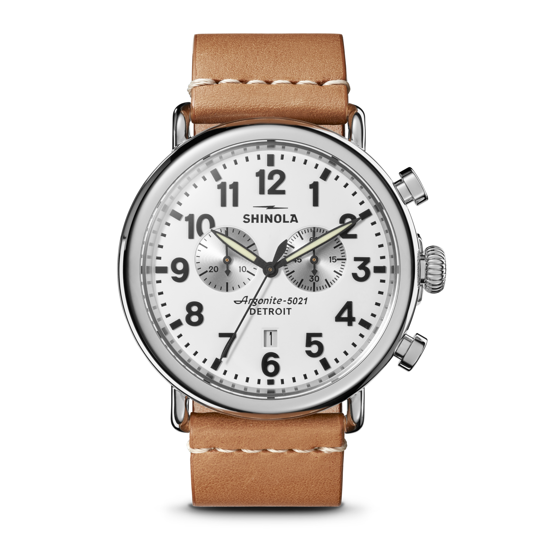 Runwell Chronograph Watch - White
