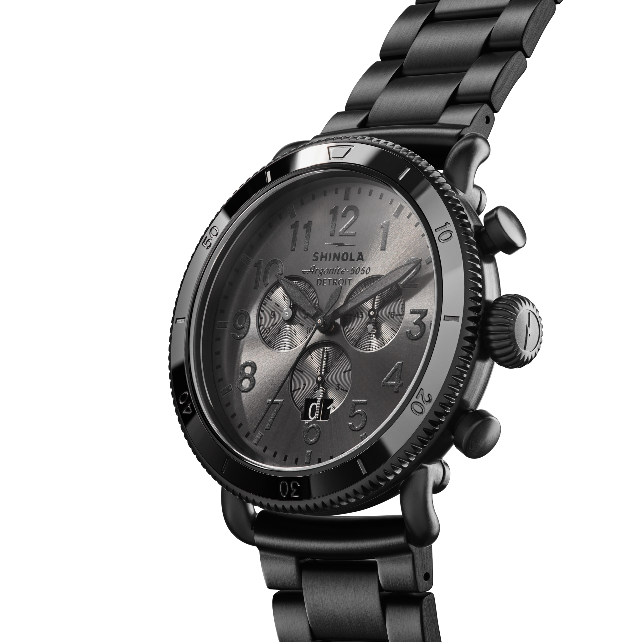 Runwell Sport Chronograph Watch - Gunmetal - Image 3