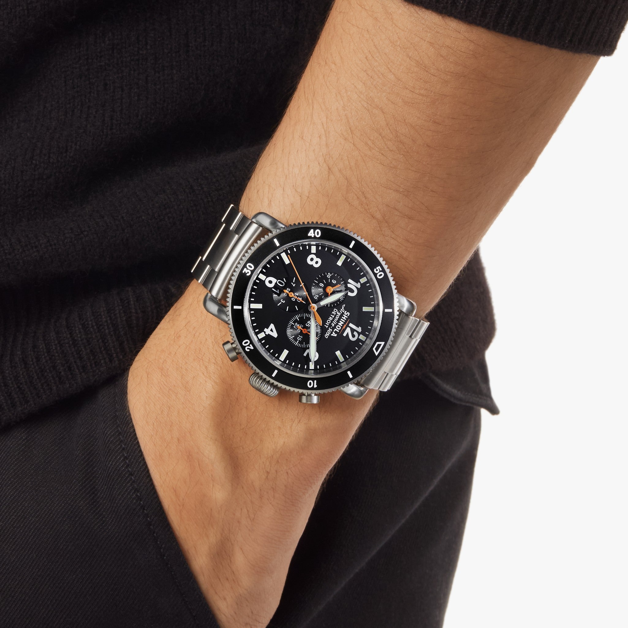 Runwell Black Blizzard Watch - Black - Image 2