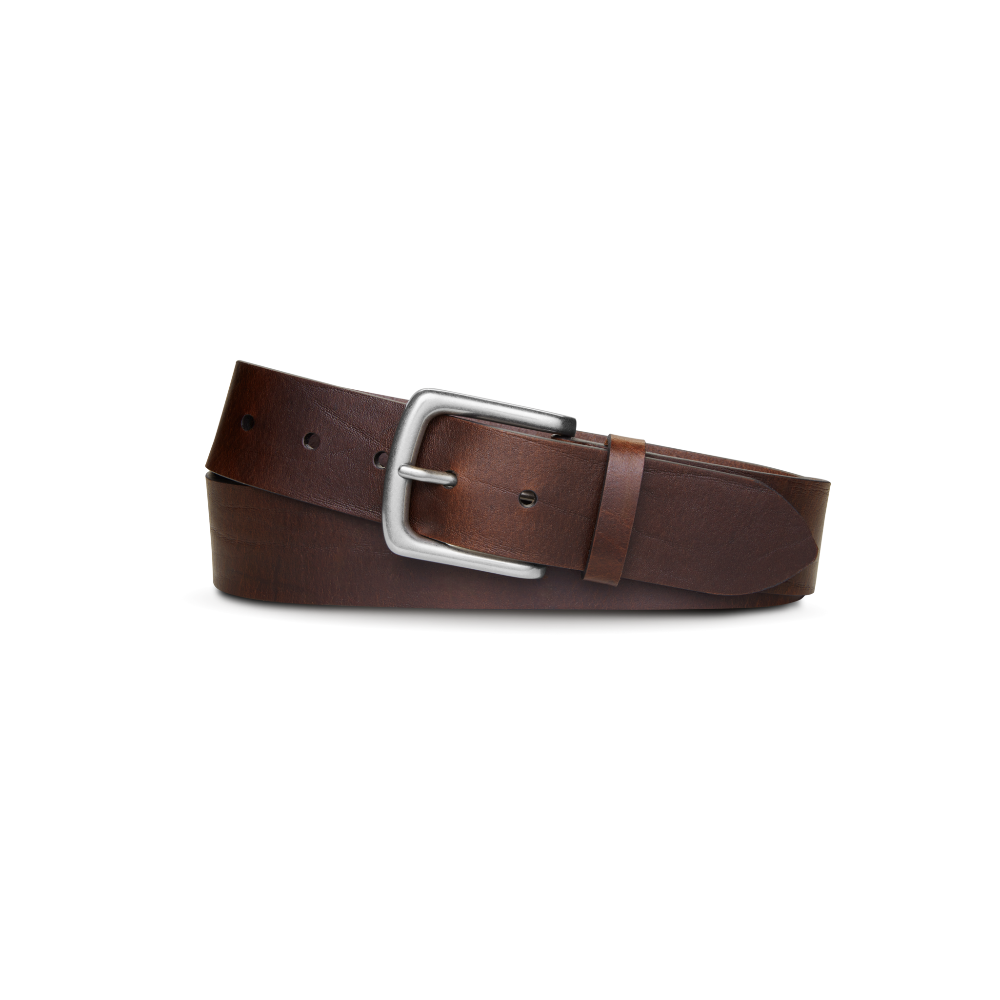 1 1/2 Essential Belt Natural Leather - Dark Brown