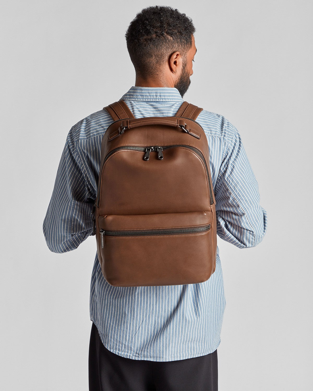 Runwell Backpack - Medium Brown - Image 2