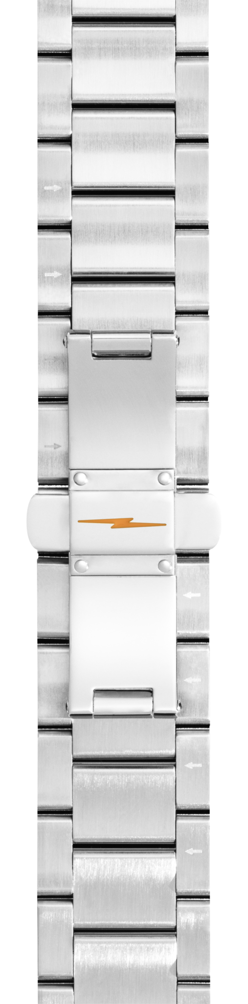 24mm Stainless Steel 3-Link Apple Watch Bracelet - Stainless Steel - Image 2