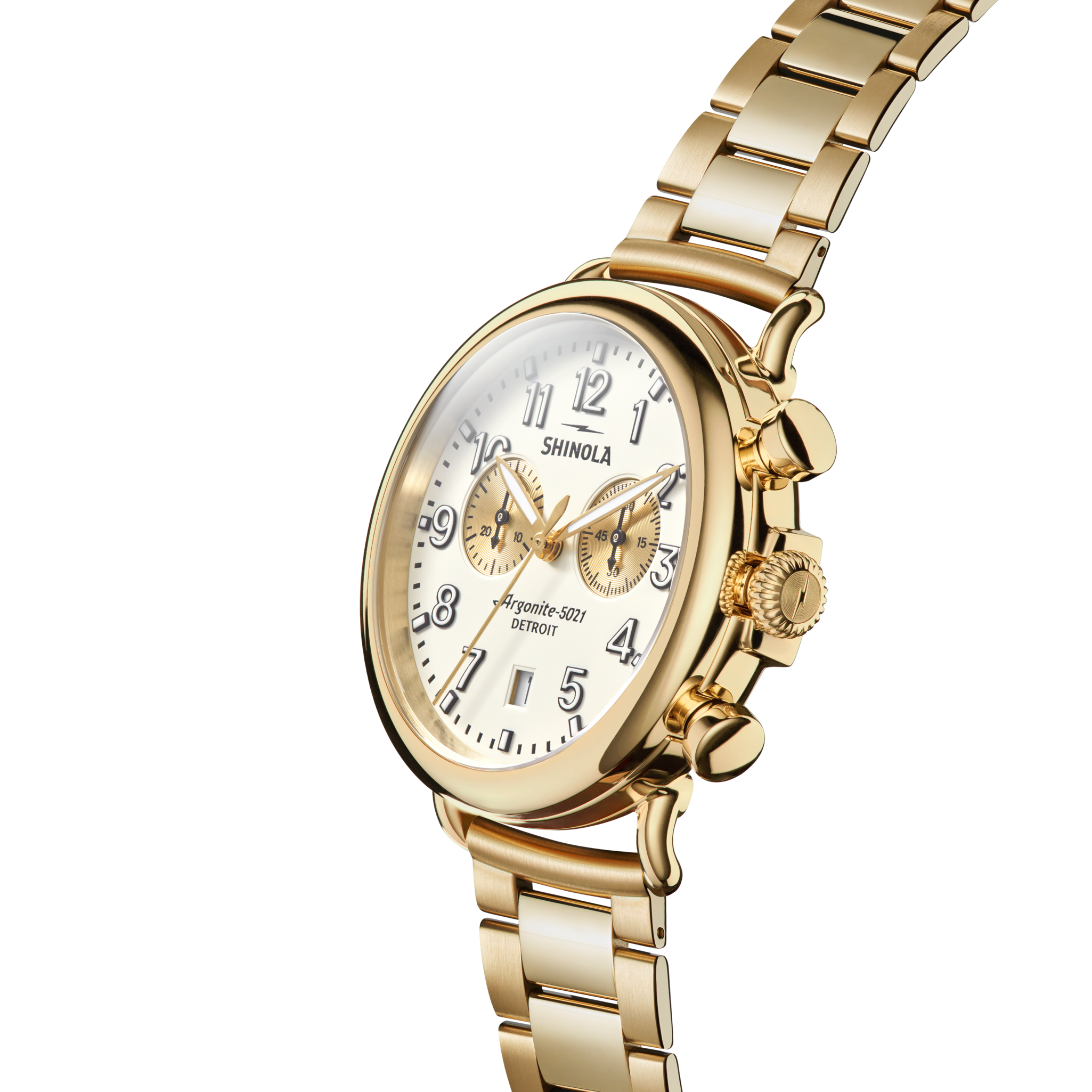 Runwell Chronograph Watch - Ivory - Image 3