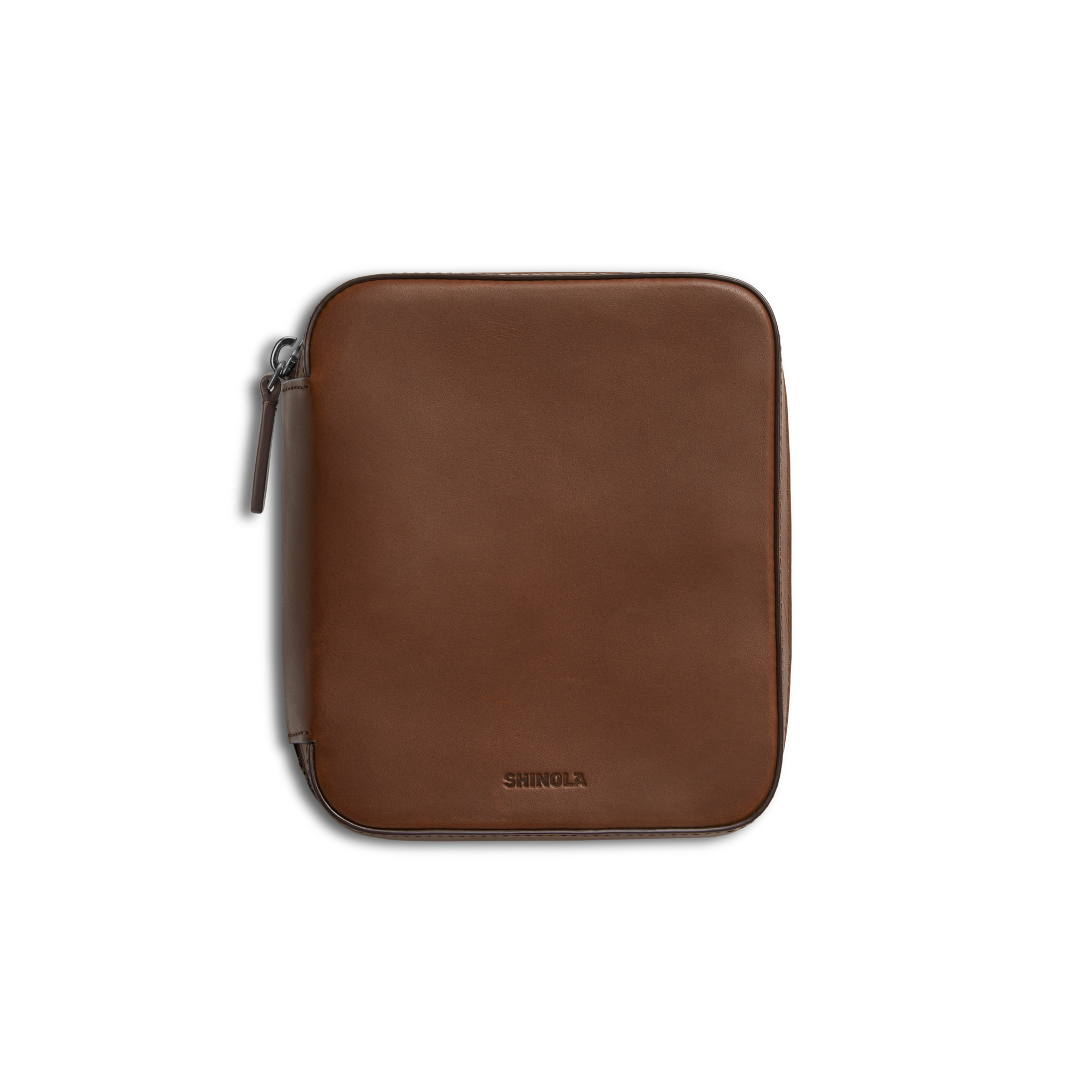 Four Watch Travel Case - Medium Brown