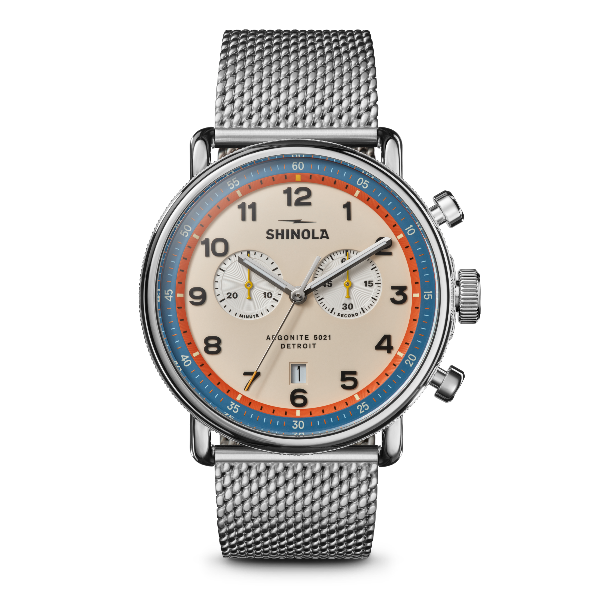 Canfield C56 Chronograph Watch - Cream
