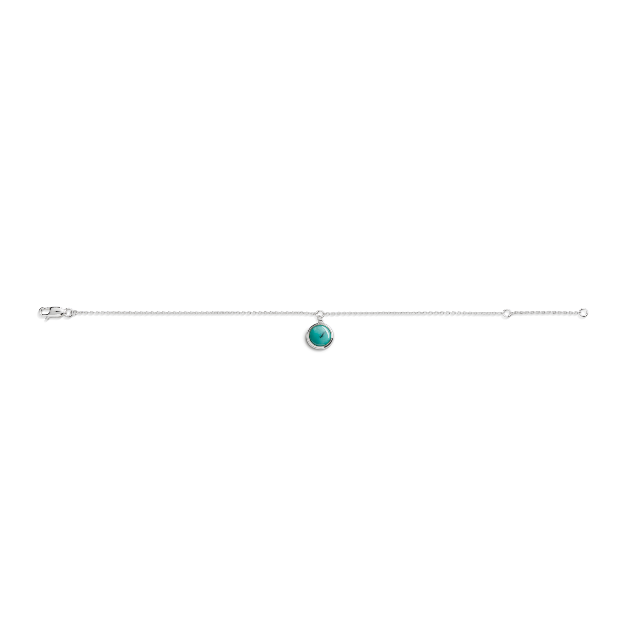 Heirloom Turquoise Charm Bracelet - Image 3