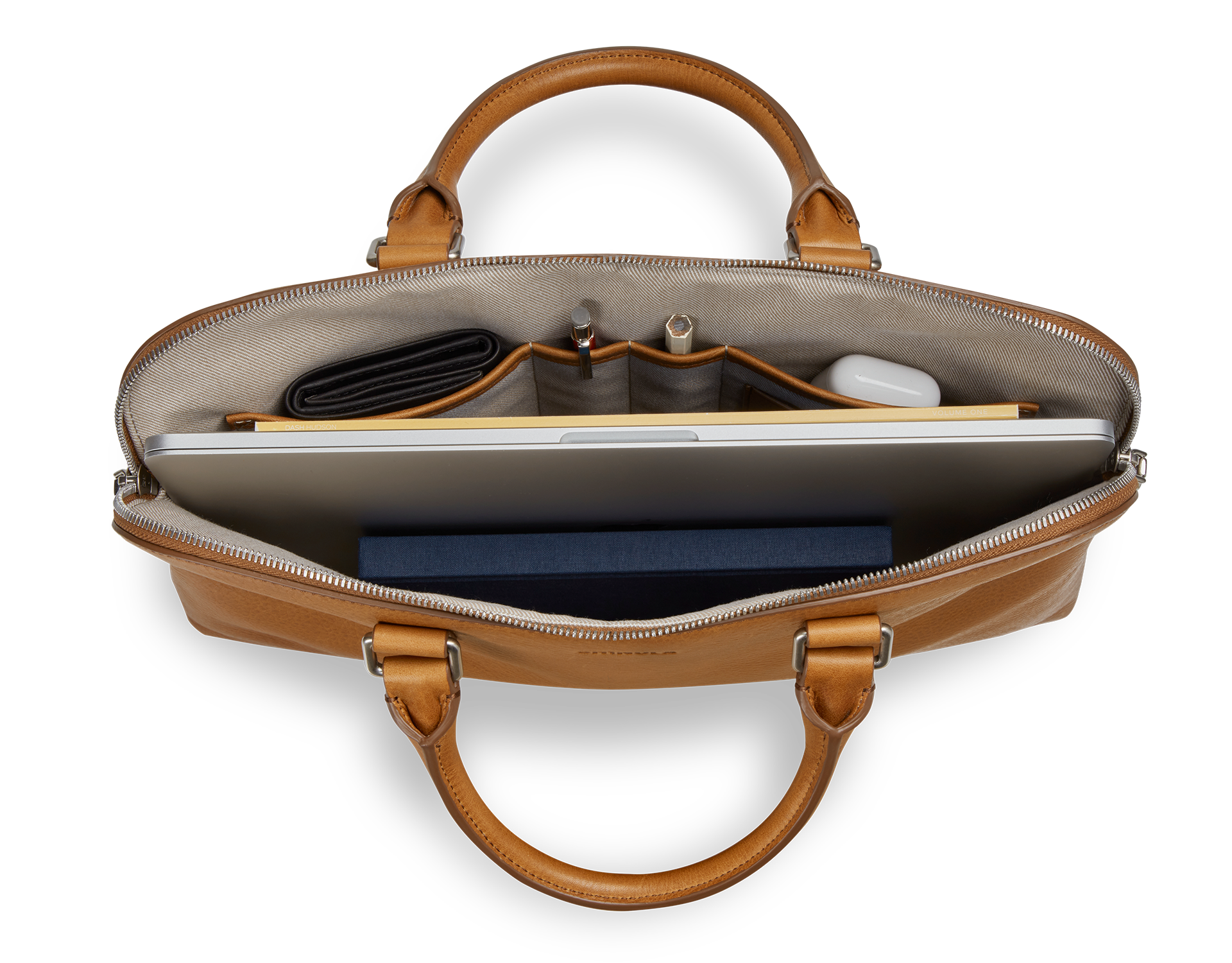 Portfolio Briefcase - Tan - Image 5