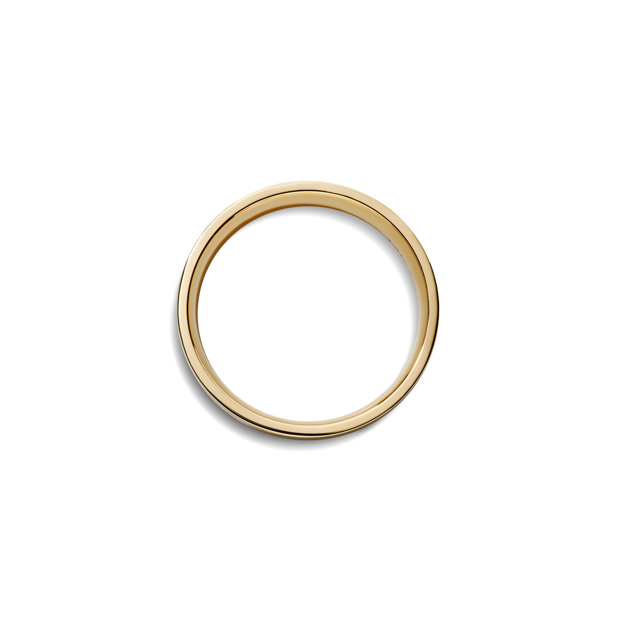 6mm Flat Yellow Gold Band - Image 2