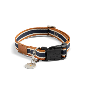 Nylon Dog Collar - Brand Stripe