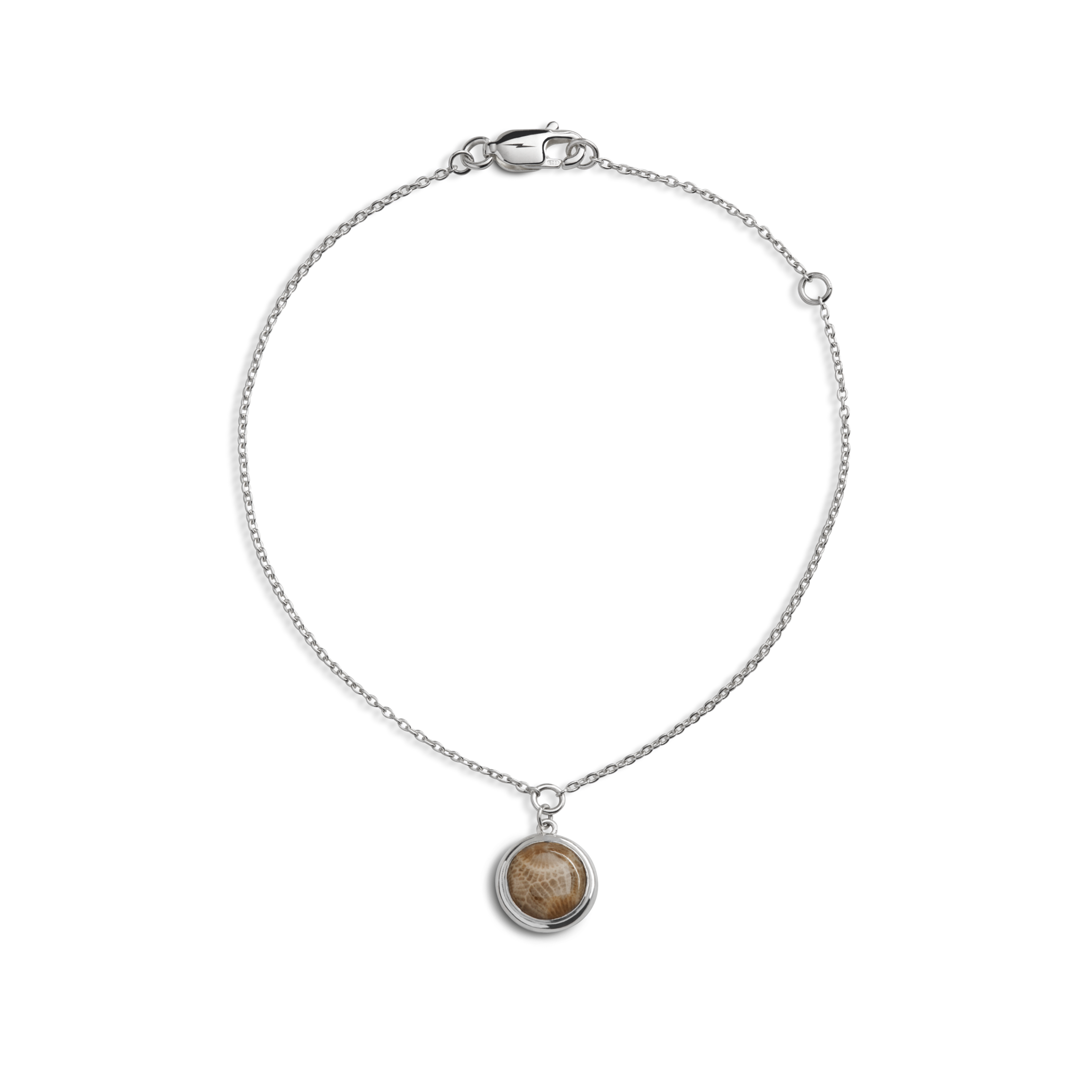 Heirloom Petoskey Charm Bracelet - Sterling Silver
