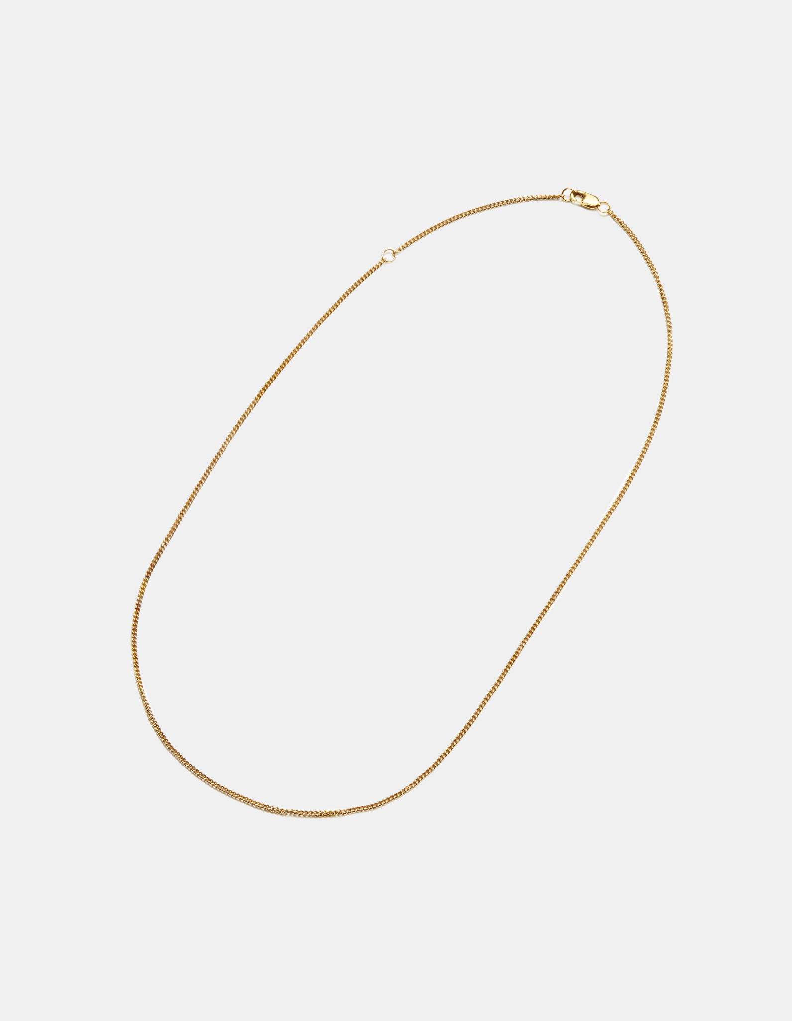 Small Curb Link - Yellow Gold - Image 3