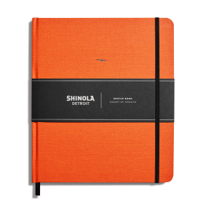 Large Hard Plain Sketchbook - Bold Orange