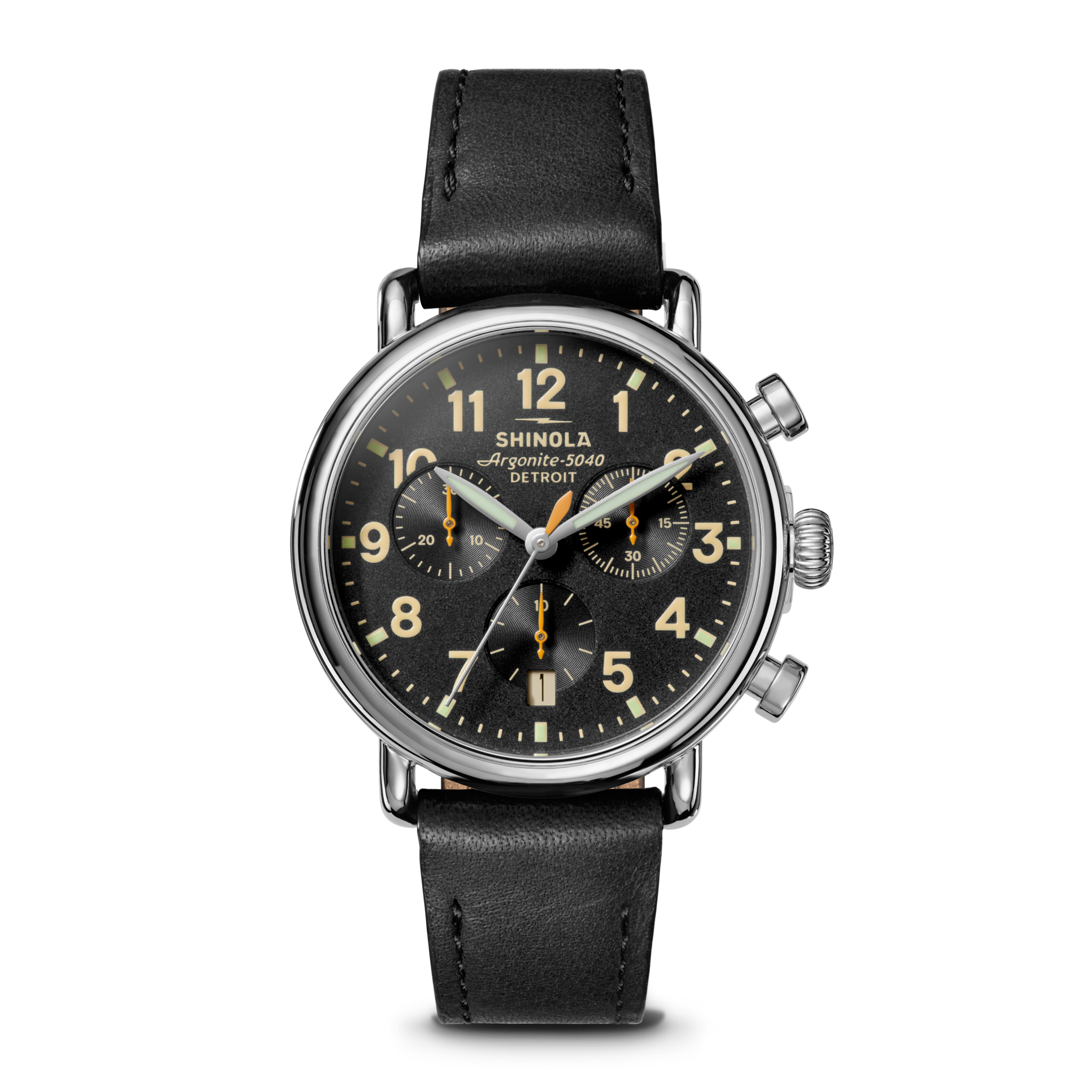Runwell Chronograph Watch - Exclusive Black - Image 3
