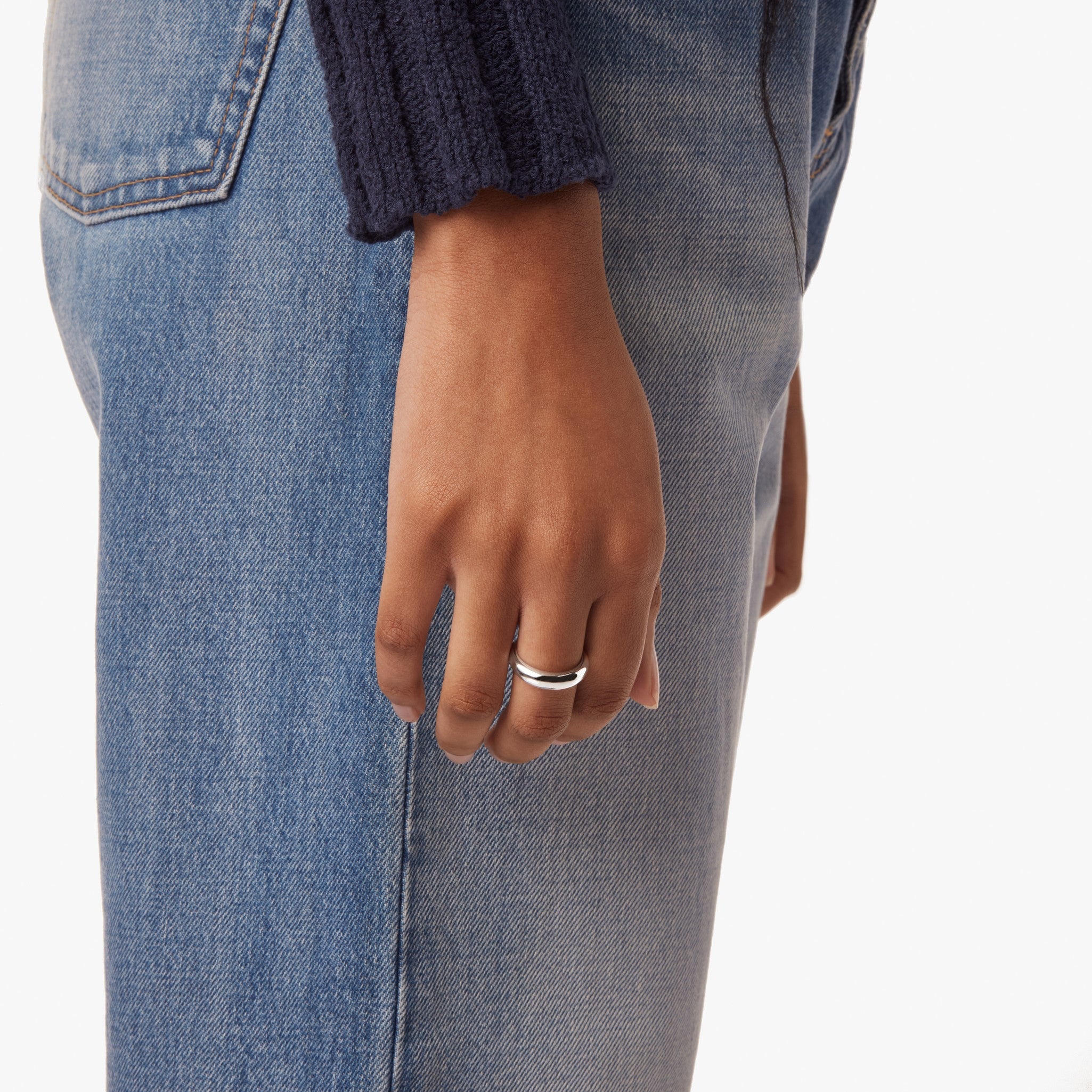 Signature Link Domed Ring - Sterling Silver - Image 2