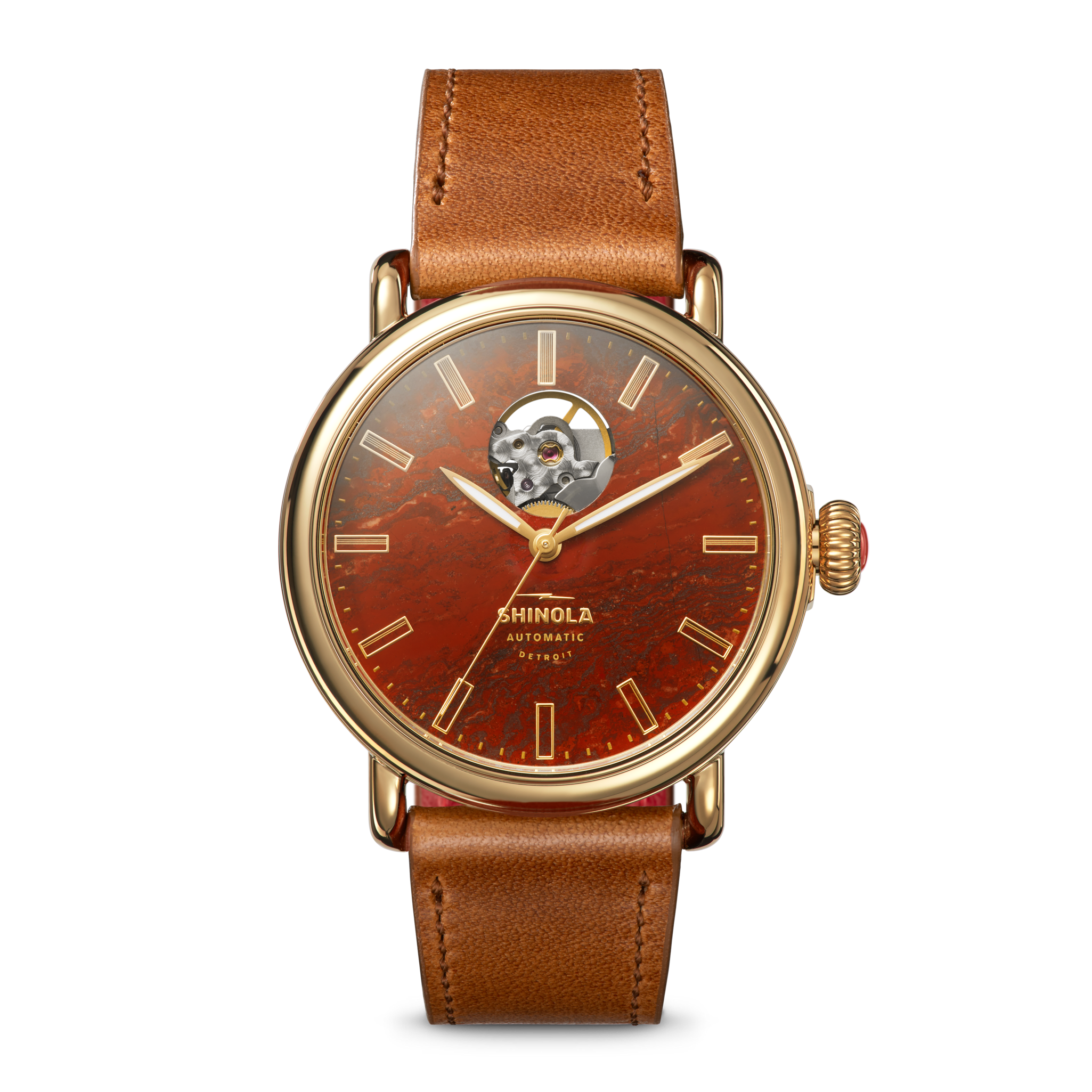 Gilda Radner Runwell Automatic Watch - Red Jasper
