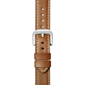 22mm Tan Leather Watch Strap - Tan