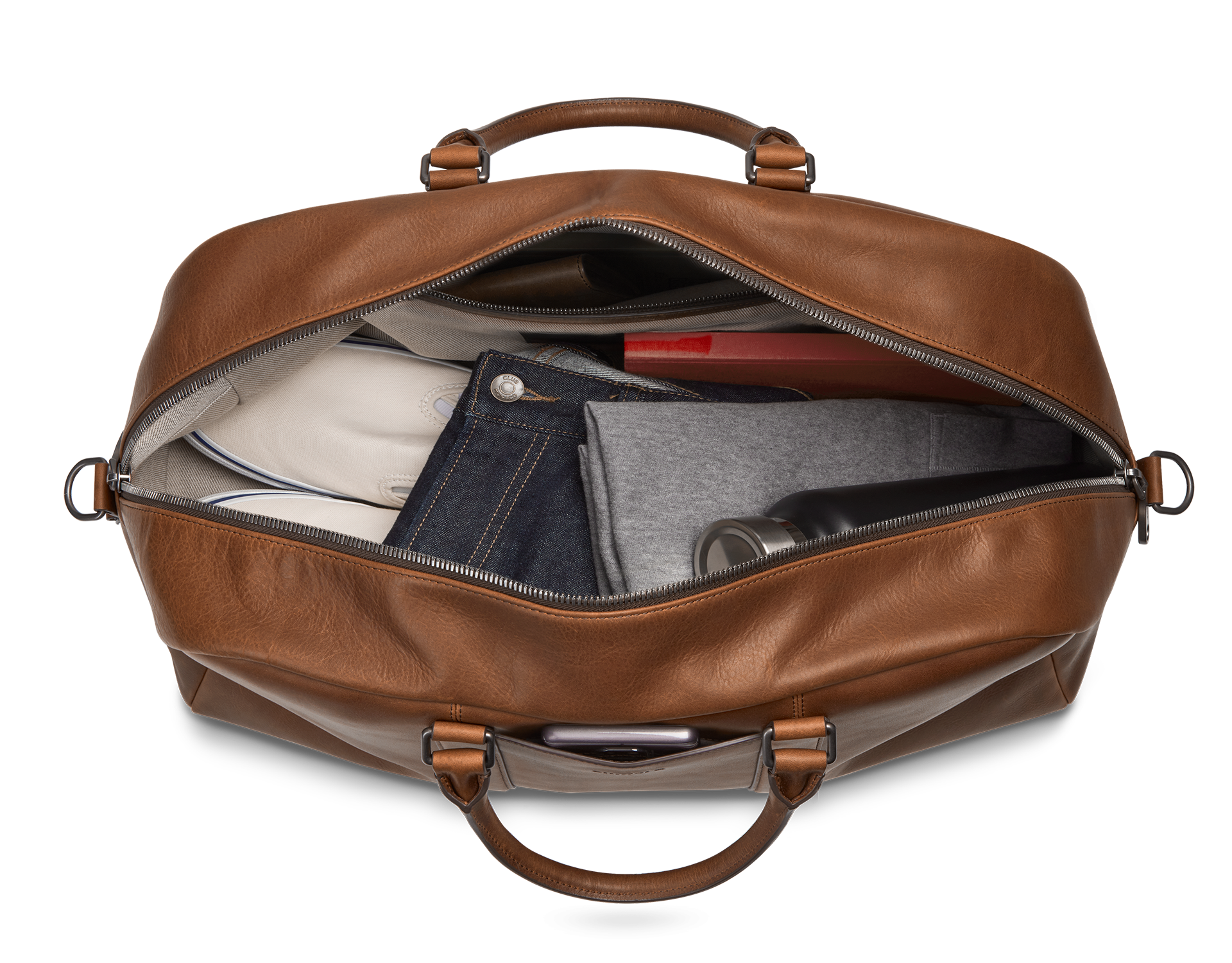 Runwell Duffle Bag - Medium Brown - Image 4