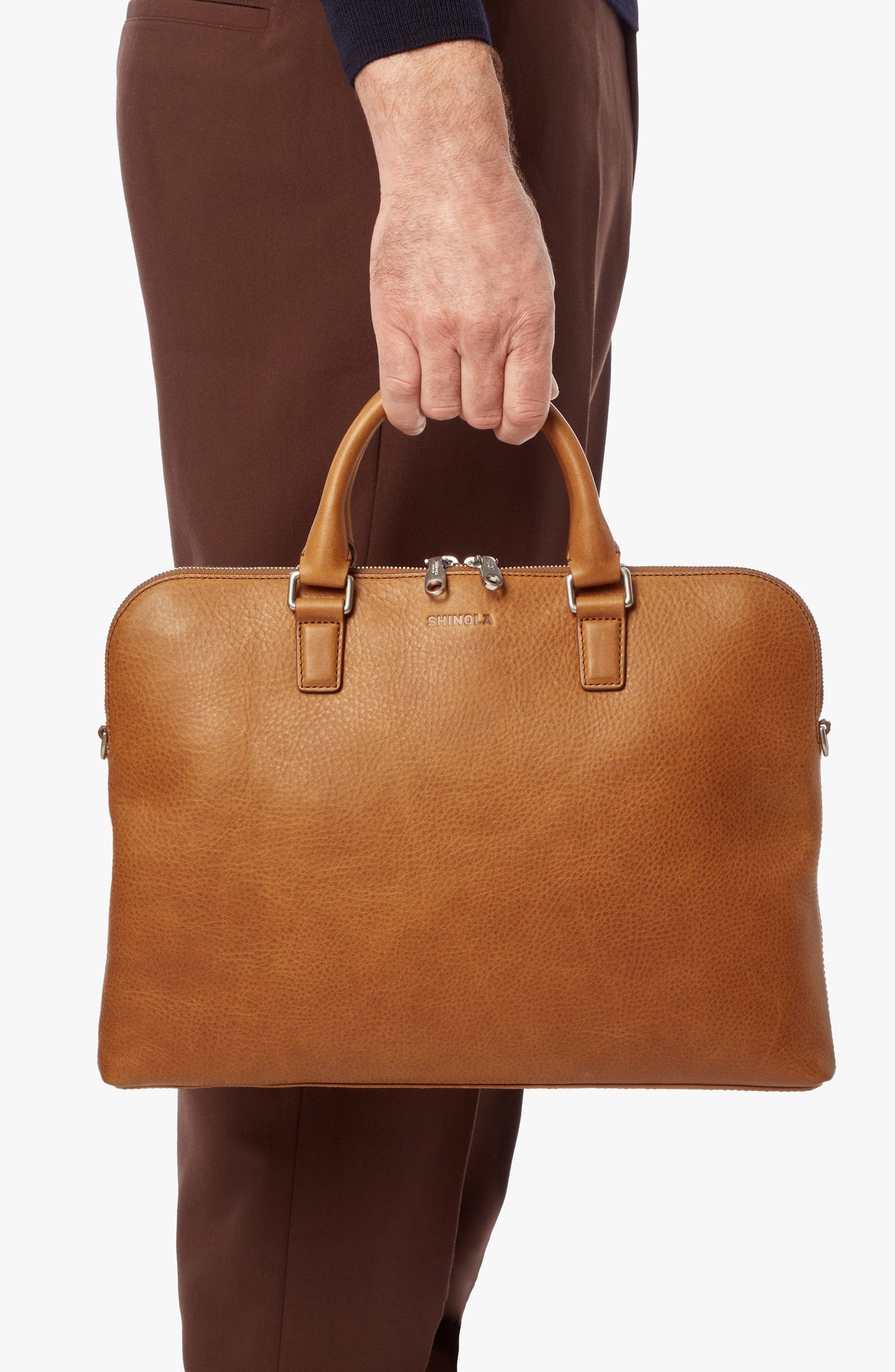 Portfolio Briefcase - Tan - Image 2