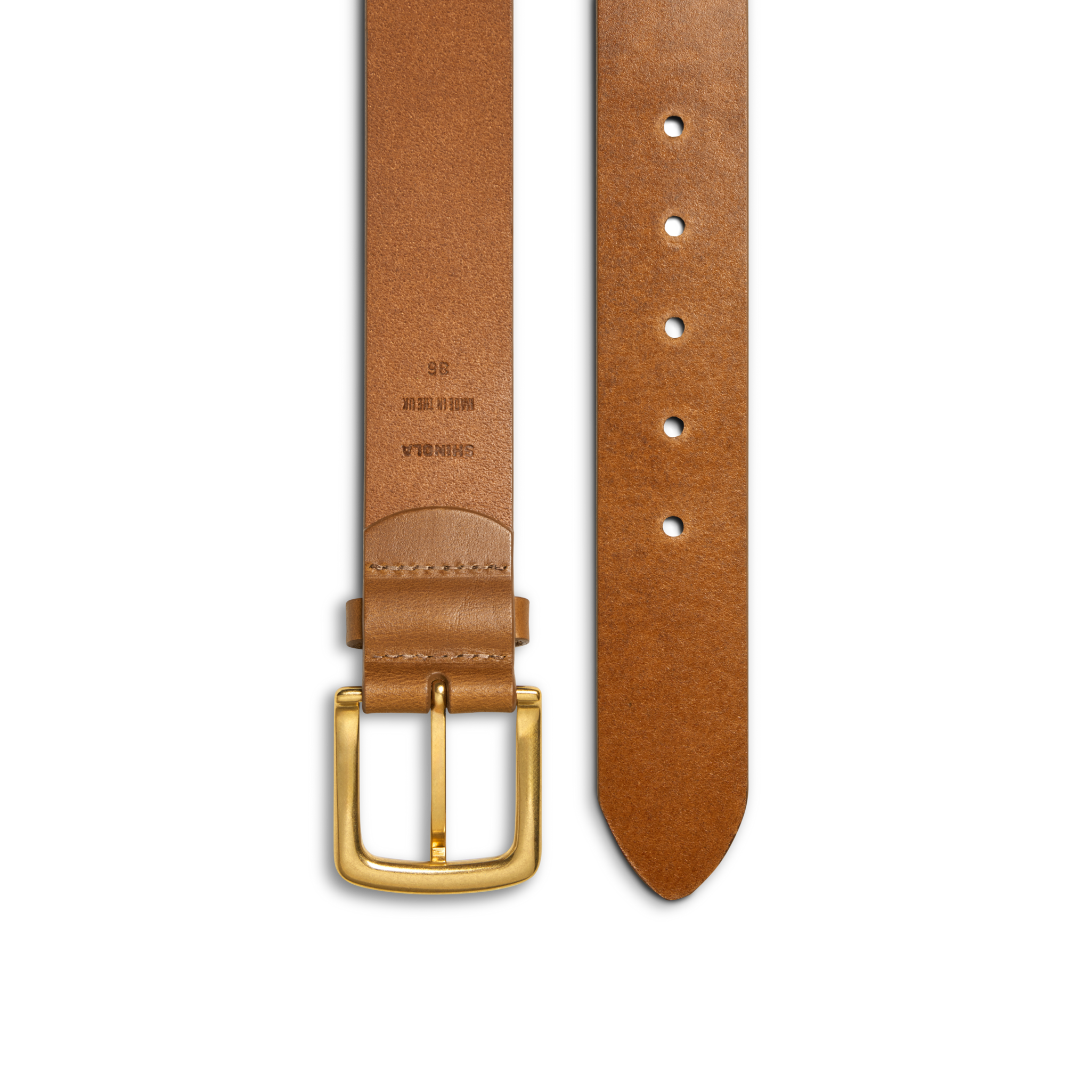 1 1/2 Essential Belt Natural Leather - Tan - Image 3