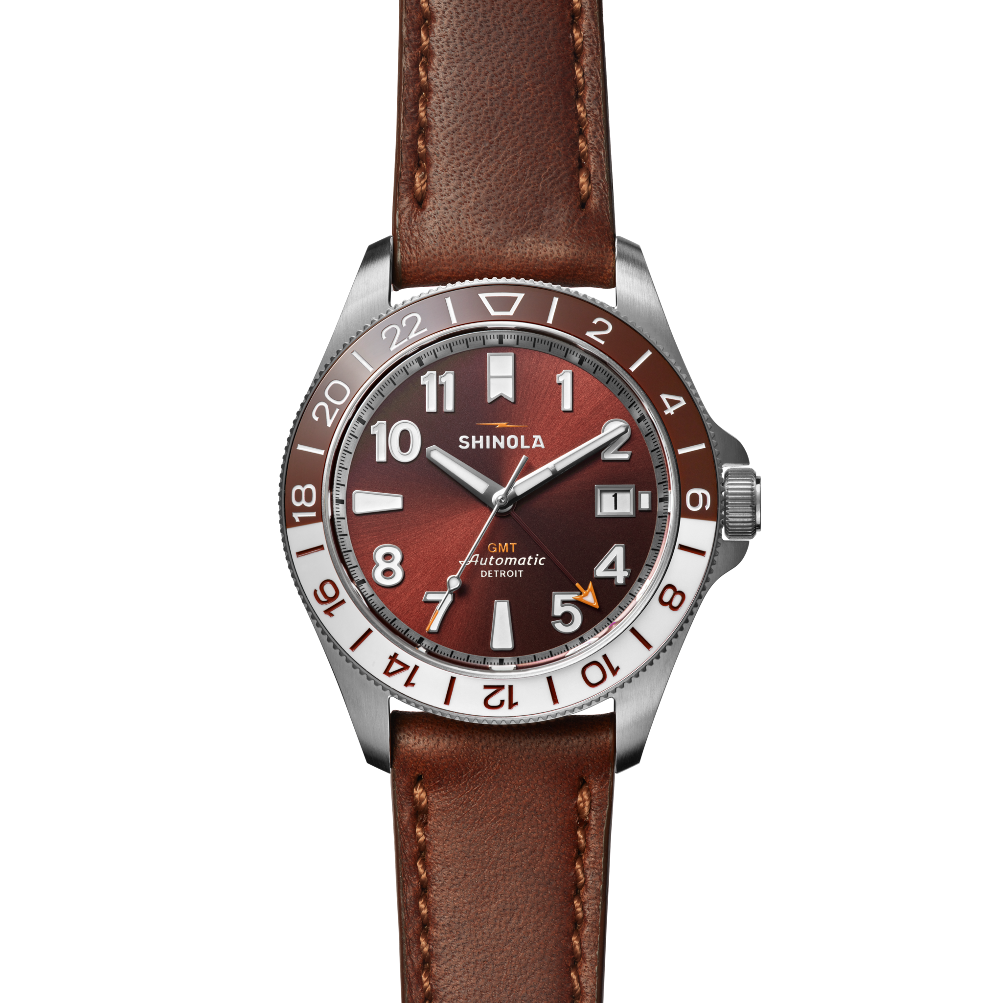 Monster GMT Automatic Watch - Whiskey - Image 13