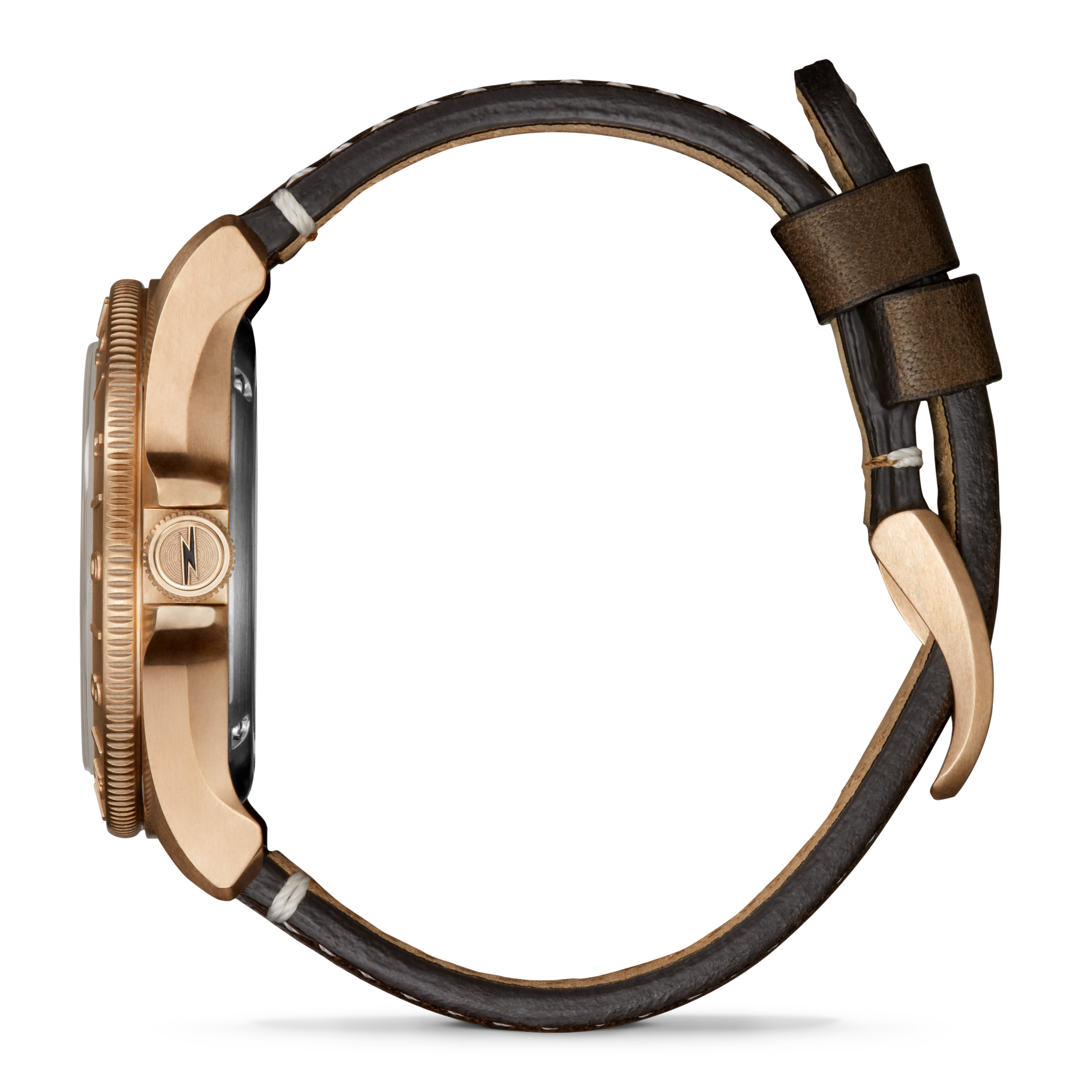 Bronze Monster GMT Automatic Watch - Dark Brown Degrade - Image 4