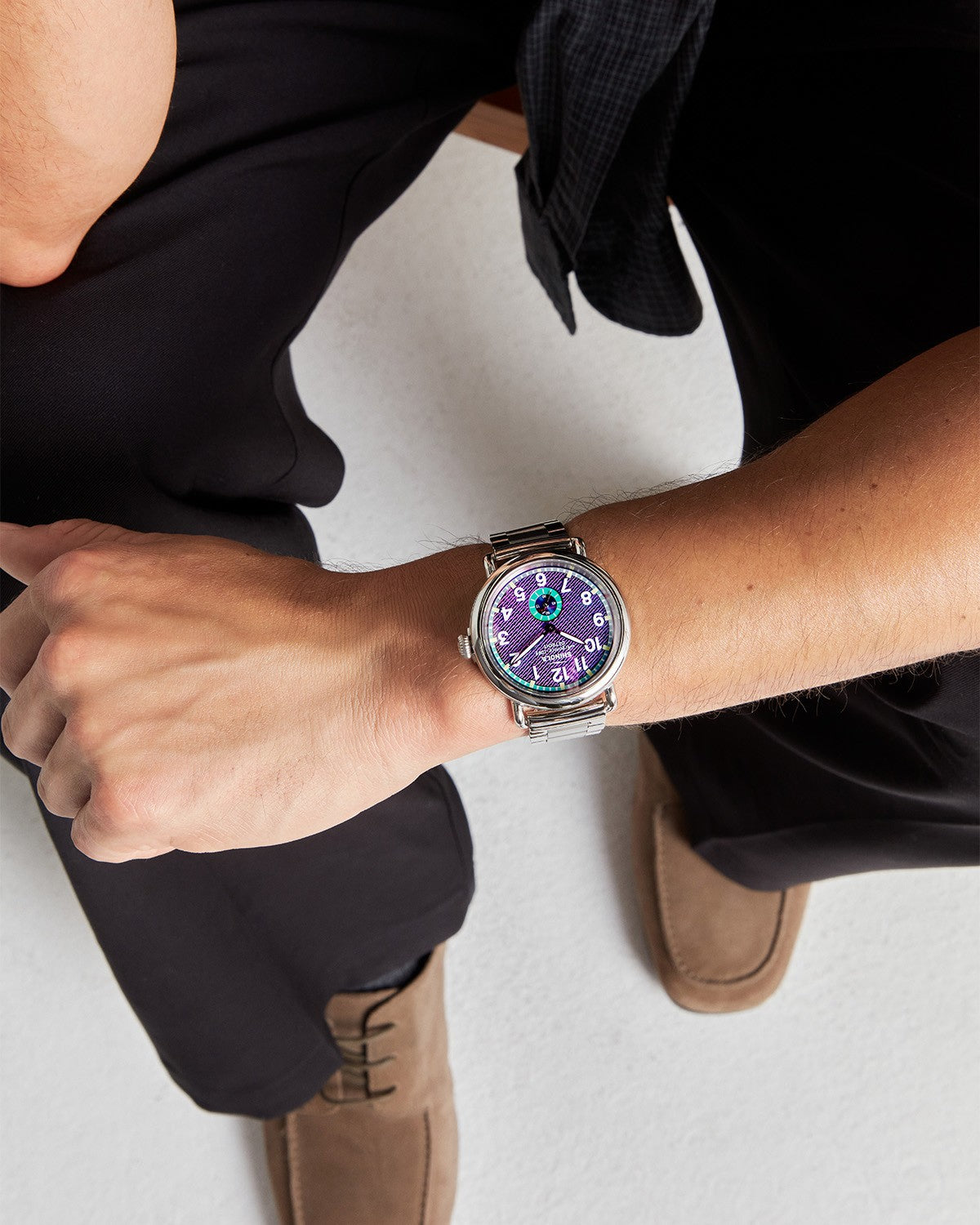 Runwell Watch - Silicon Purple Subsecond - Image 2