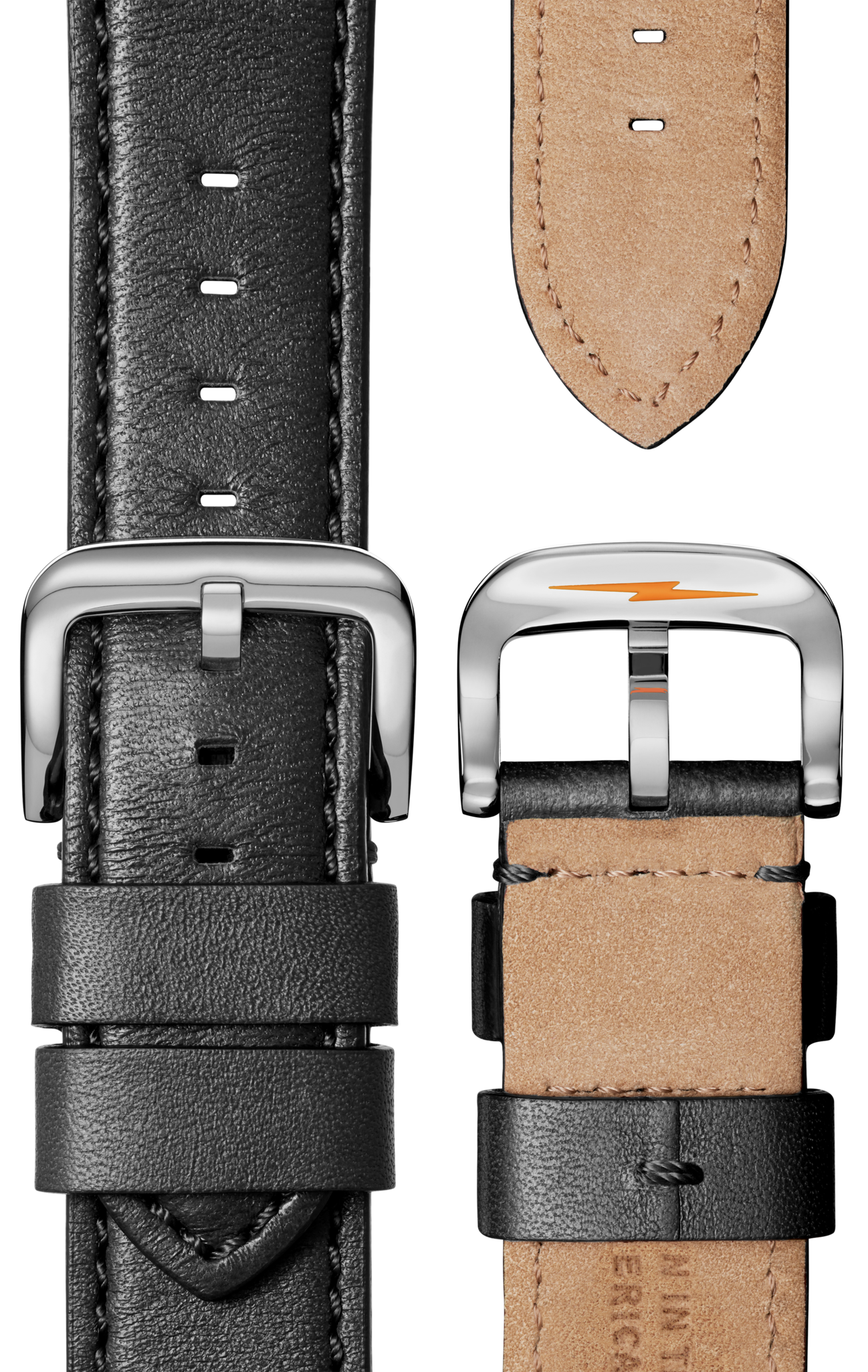 Runwell Chronograph Watch - Glossy Black - Image 7