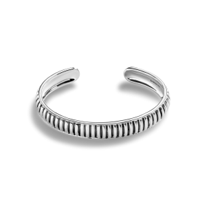 Coin Edge Cuff Bracelet
