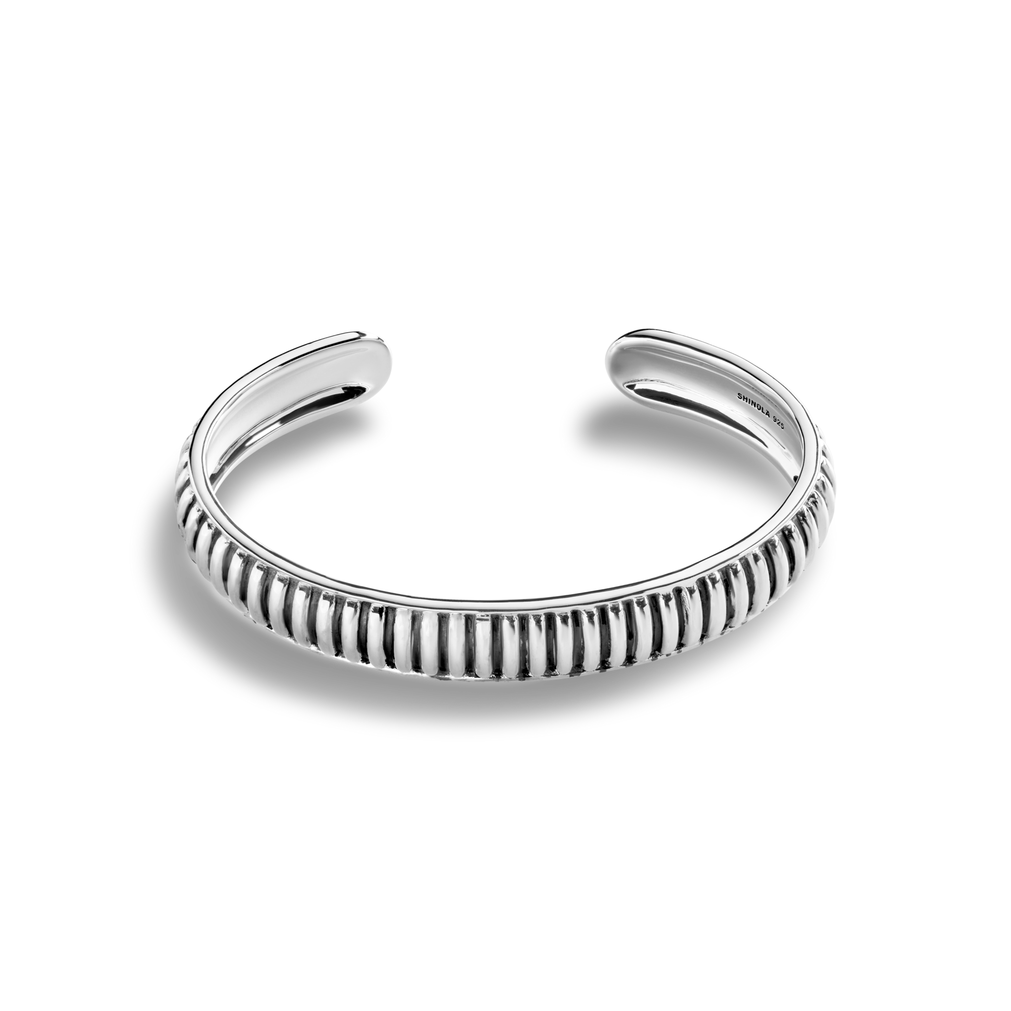 Coin Edge Cuff Bracelet