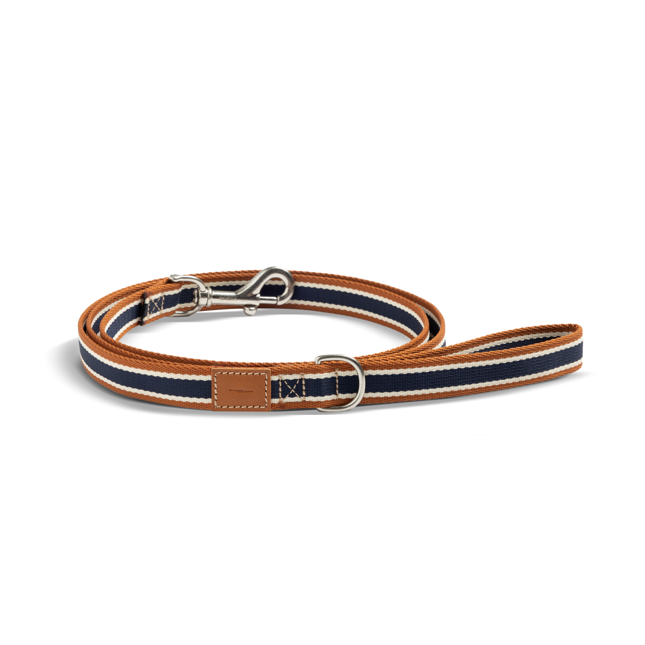 Nylon Dog Leash - Brand Stripe