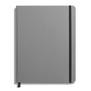 Large Hard Grid Journal - Stone