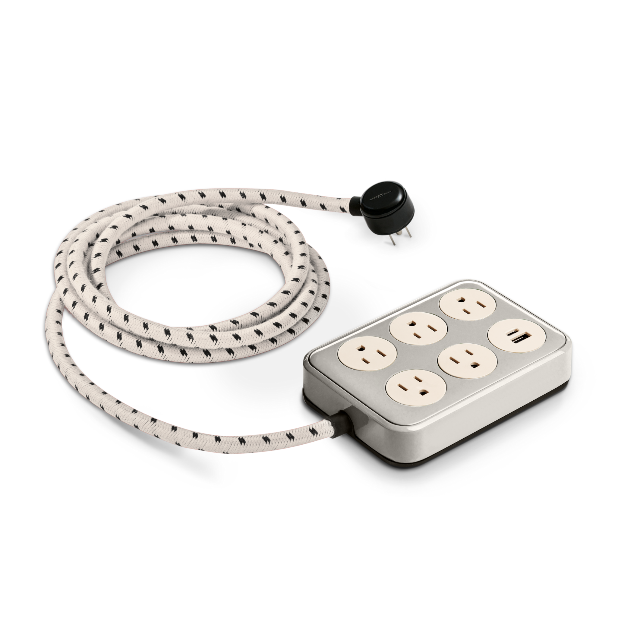 5 Port Power Supply - Stone