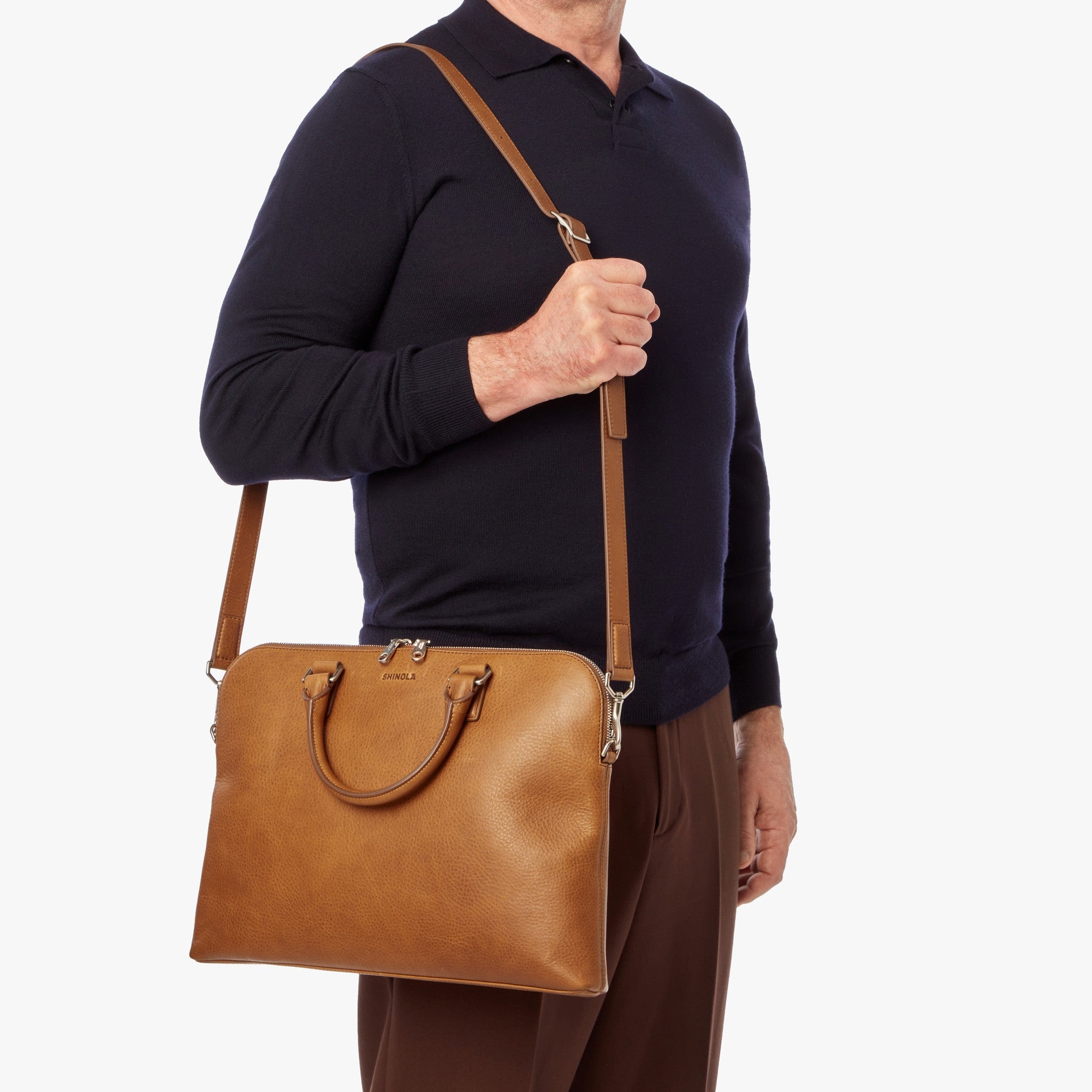 Portfolio Briefcase - Tan - Image 6