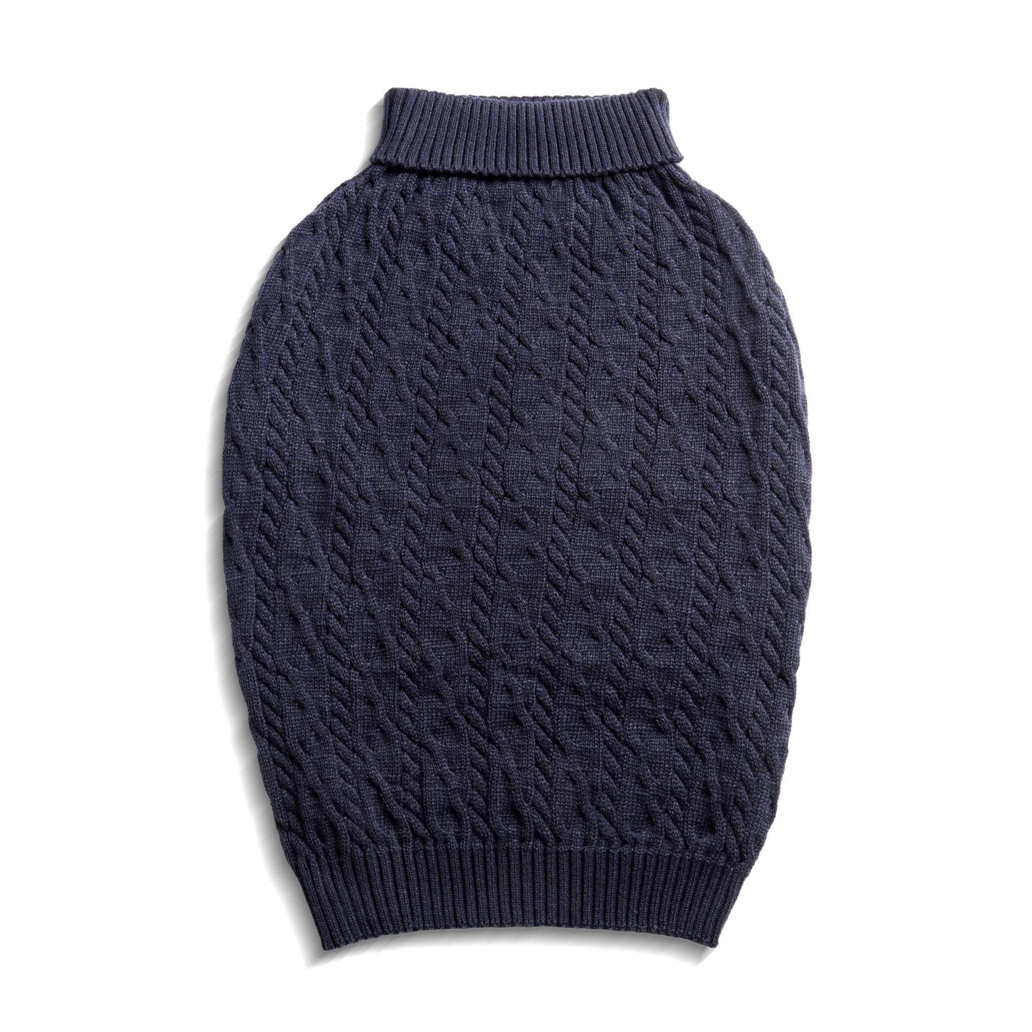 Cable Knit Dog Sweater - Ivory - Image 3