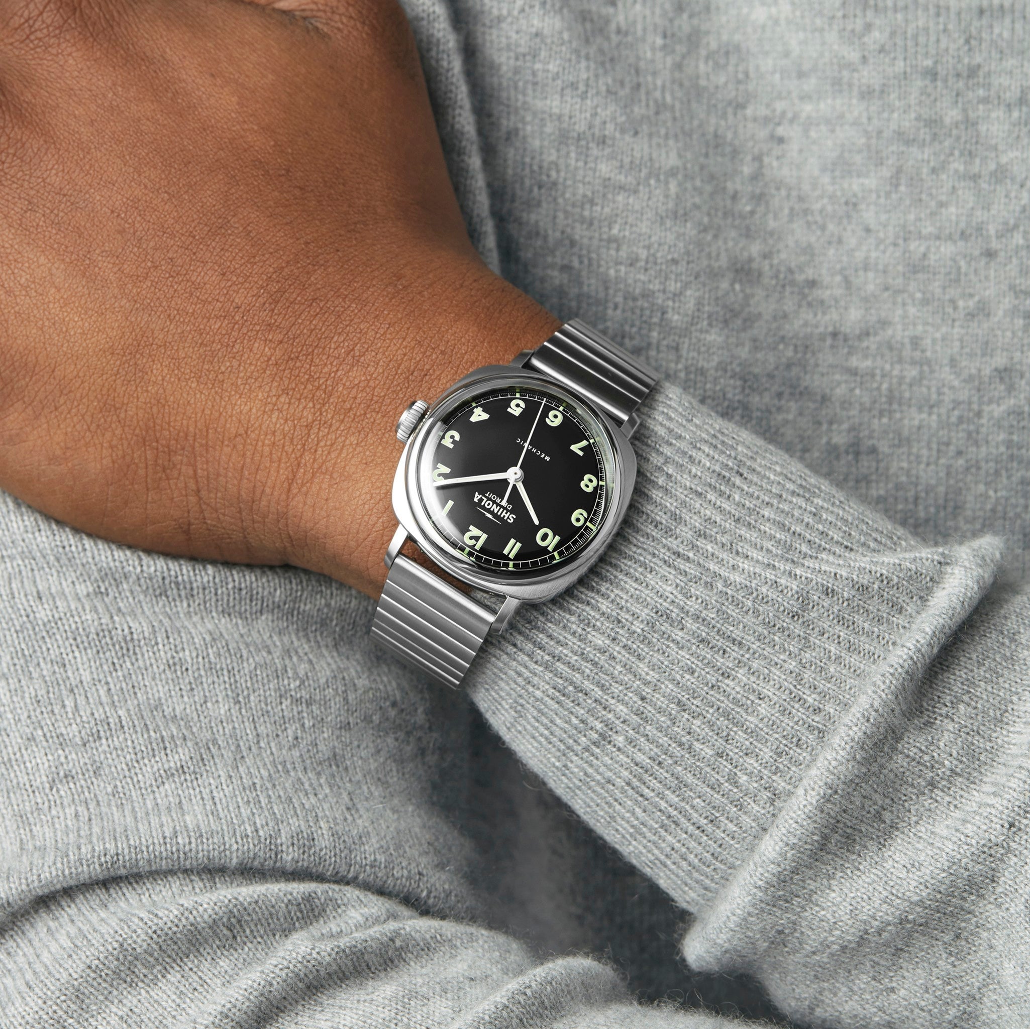 Mechanic Watch - Black/Silver - Image 2