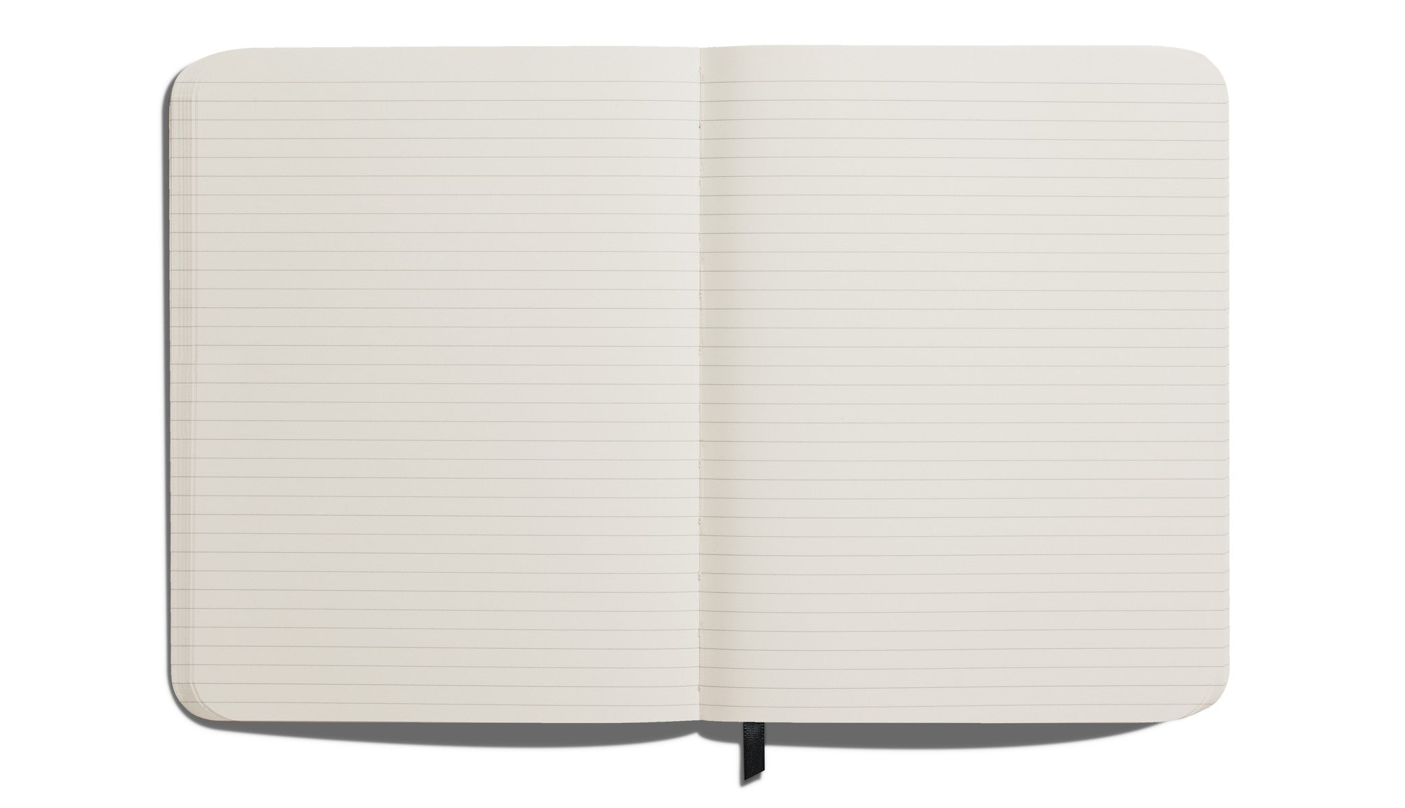 Large Hard Ruled Journal - Black - Image 2