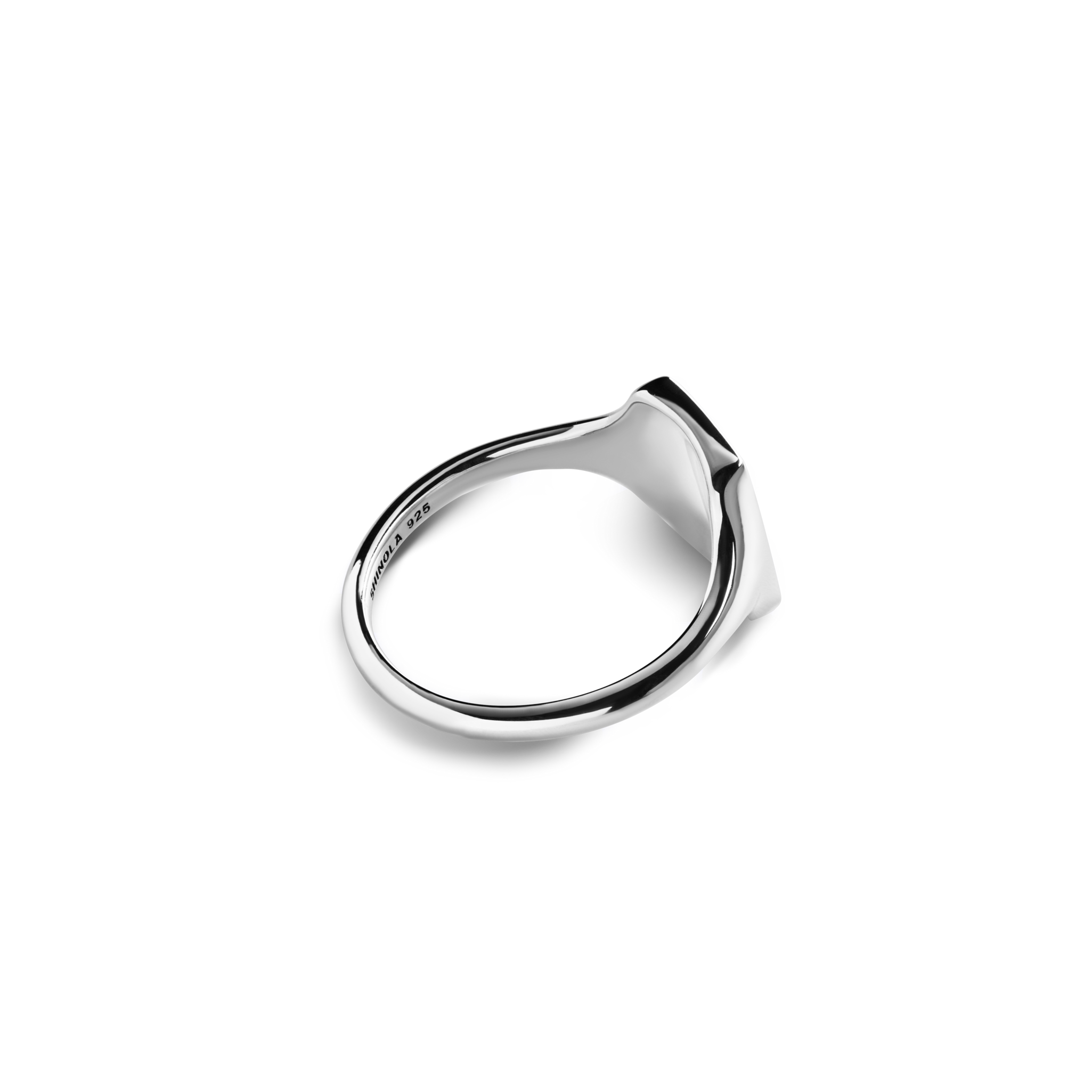 Petite Rectangular Signet Ring - Image 2