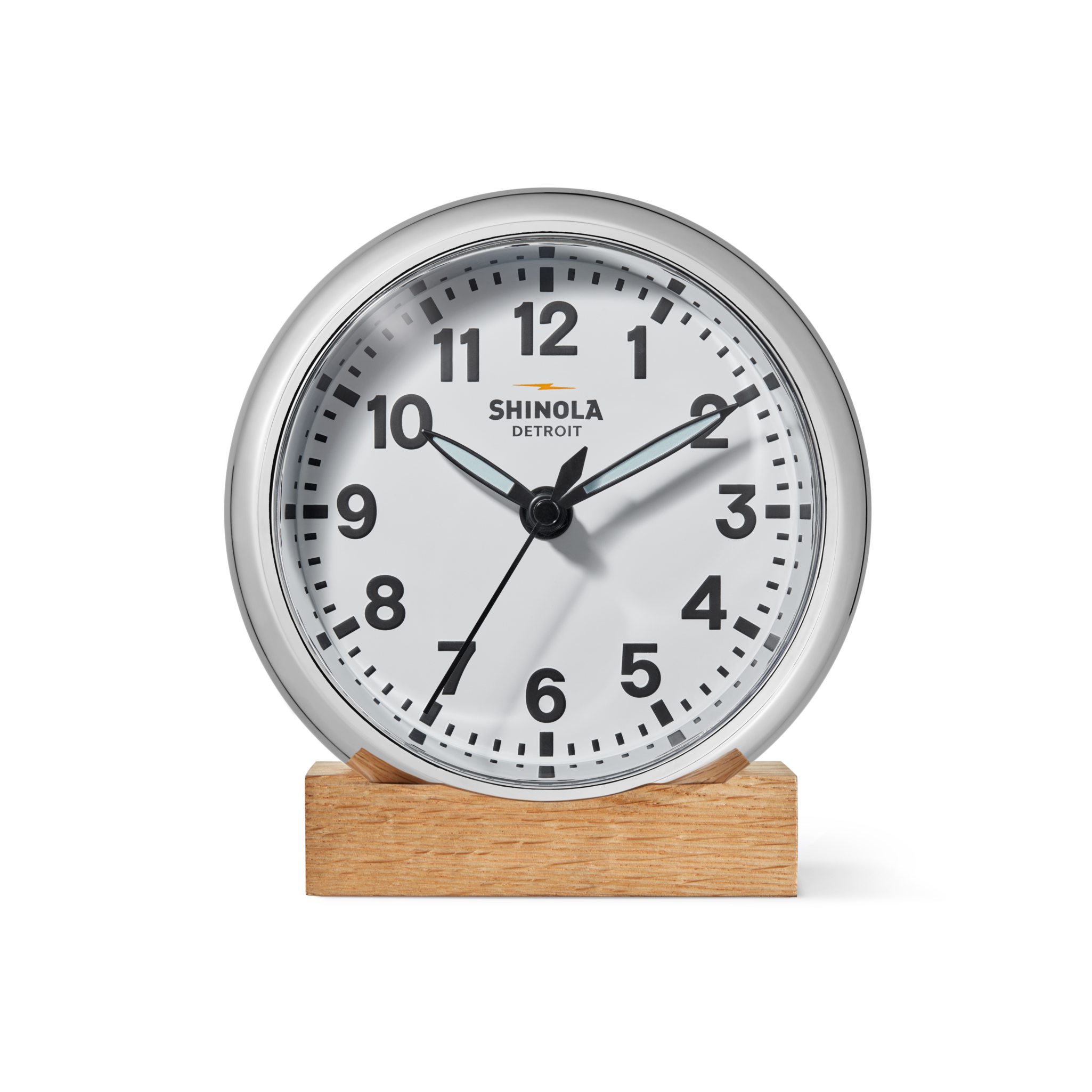 6 Runwell Clock - White