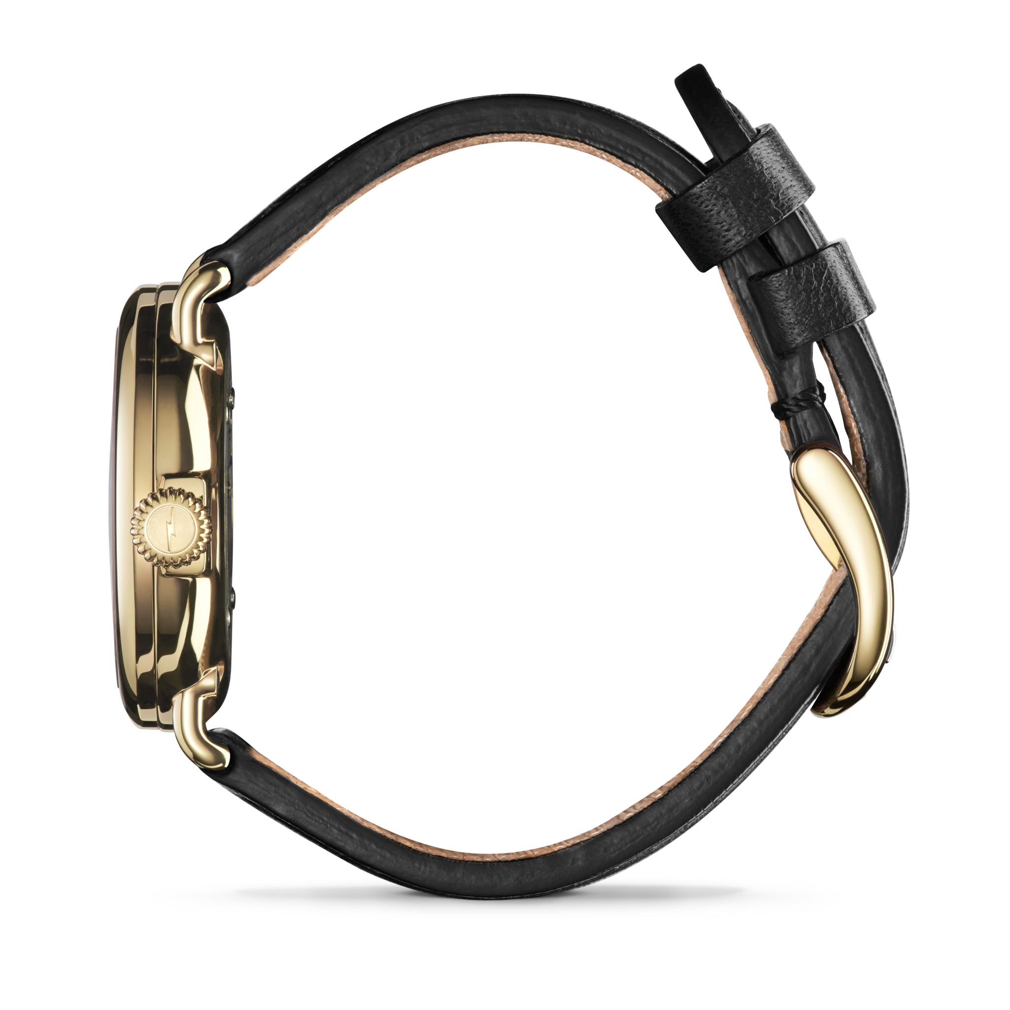 Runwell Watch - MOP Black Leather Strap - Image 5