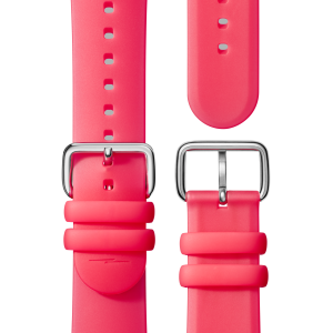 QR Strap: 22/20 Silicone. Sleek Loop. PoSS - Red