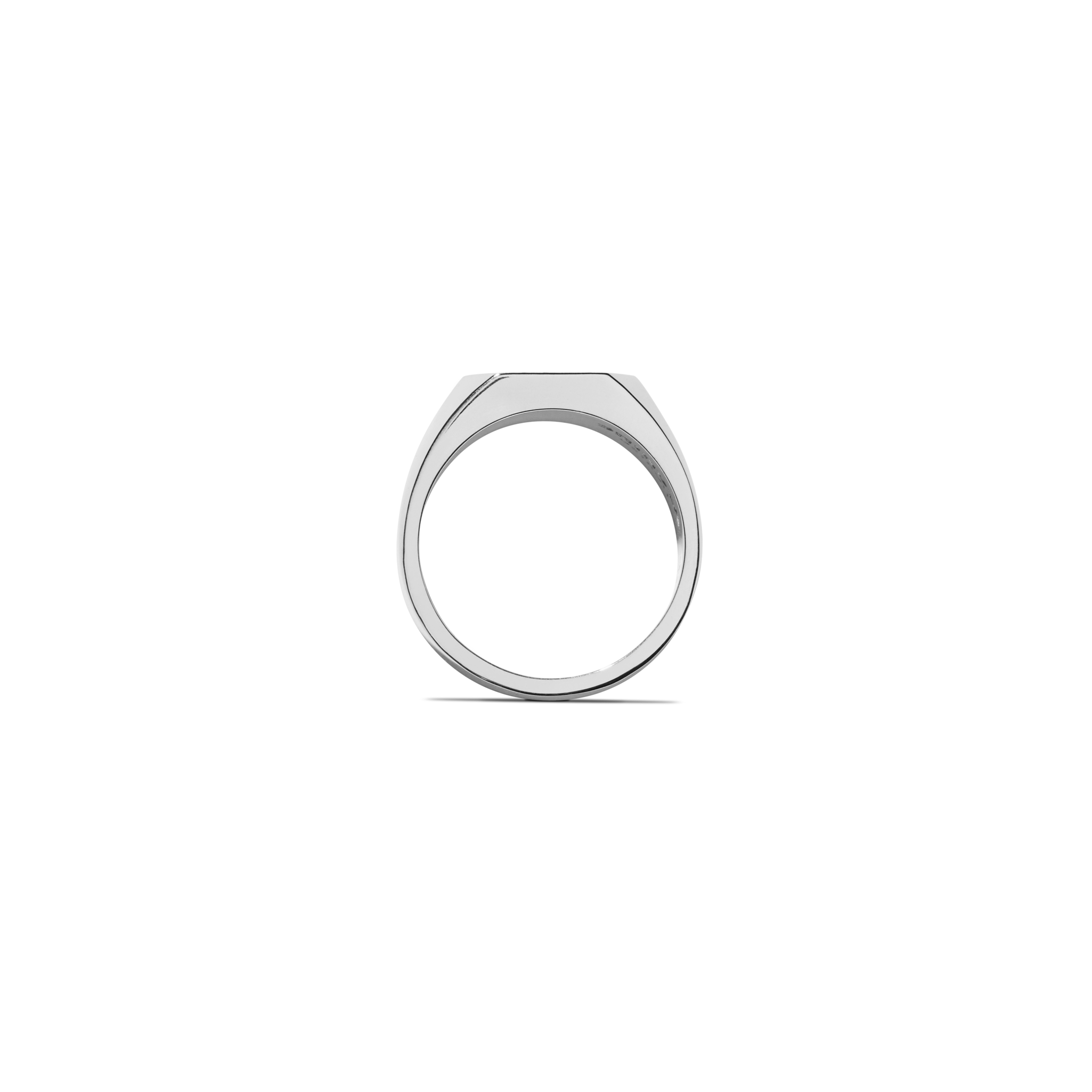 Octagonal Signet Ring - Sterling Silver - Image 5