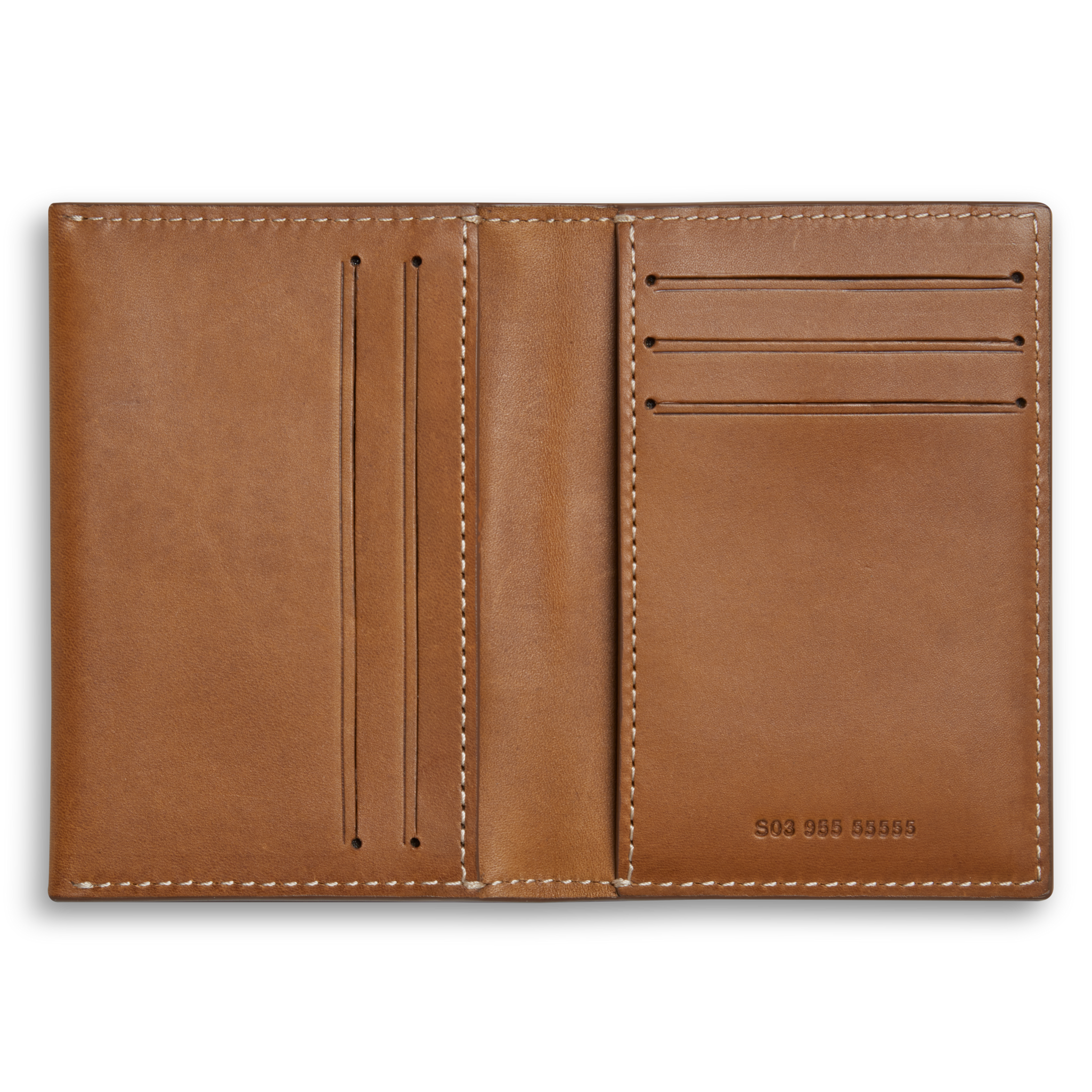 Folded Card Holder Wallet - Tan - Image 2