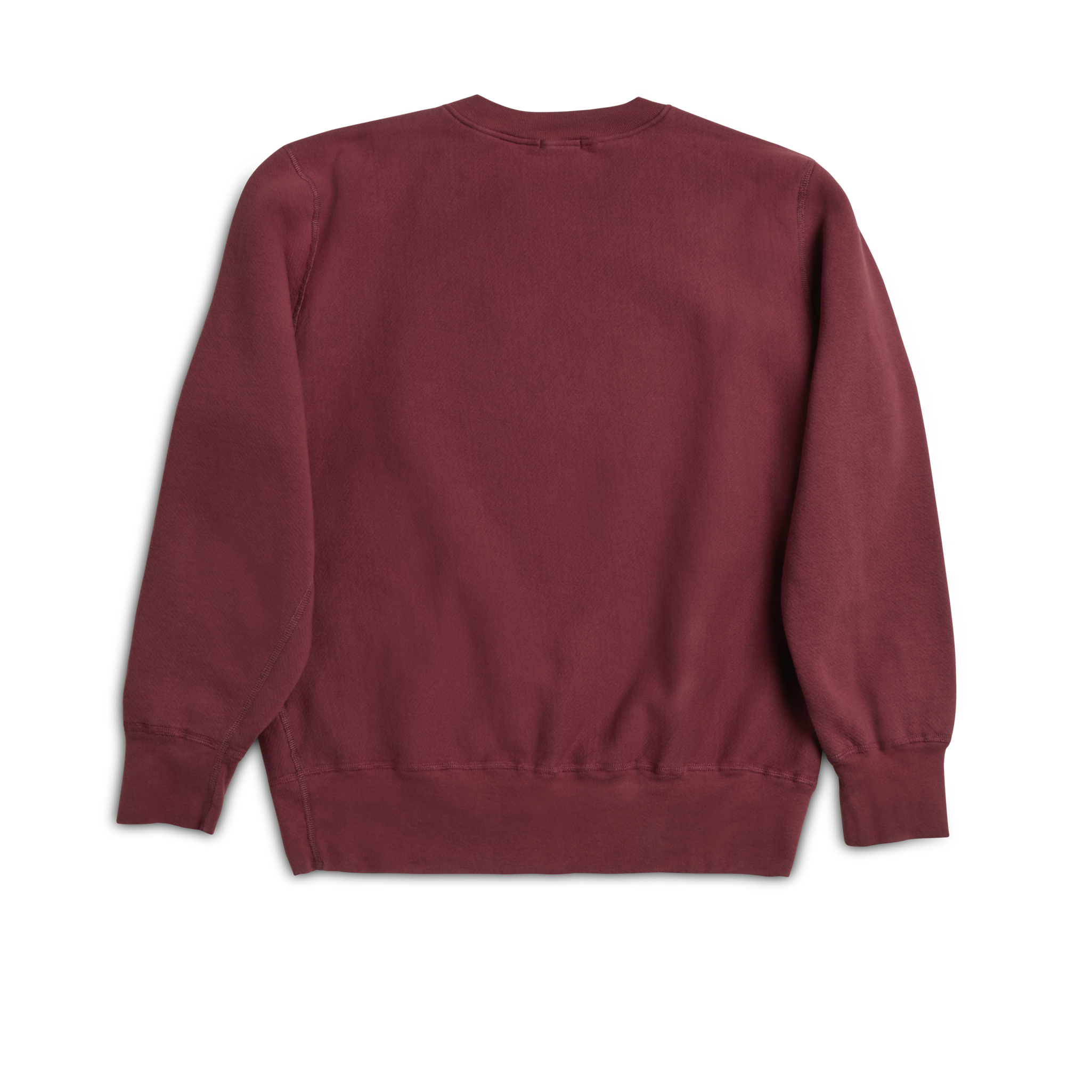 Fleece Logo Sweatshirt - Merlot - Image 3