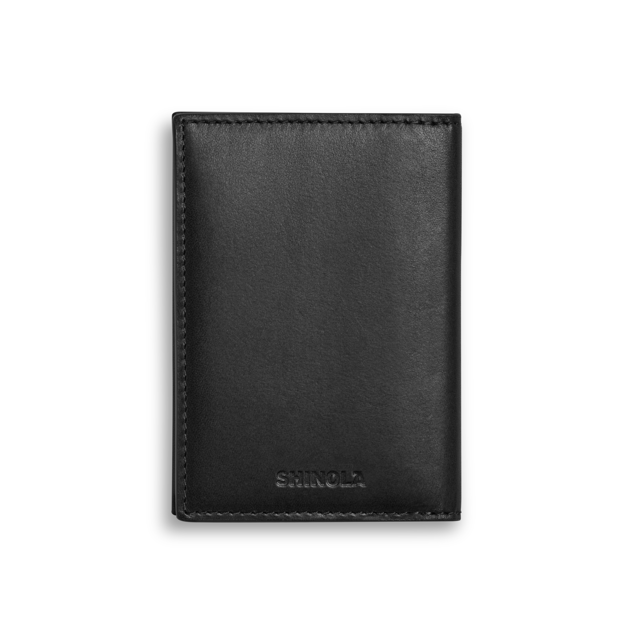 Folded Card Holder Wallet - Black - Image 3
