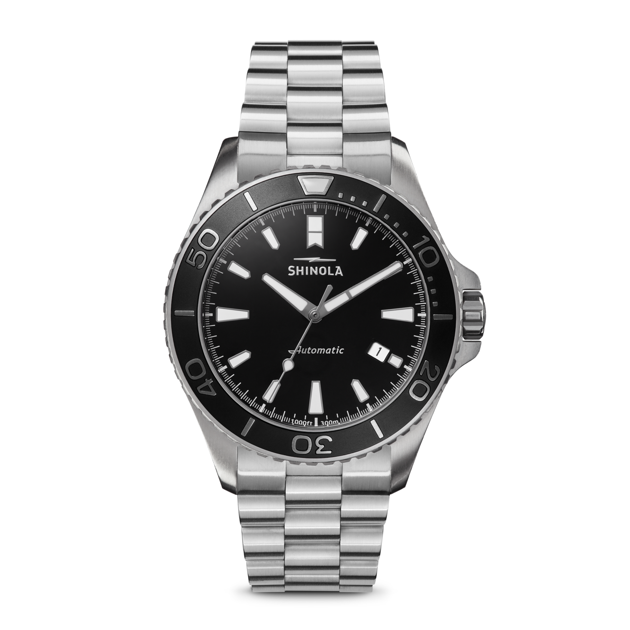 Lake Superior Monster Automatic Watch - Glossy Black