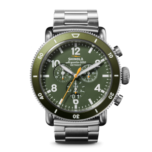 Runwell Sport Chronograph Watch - Dark Olive